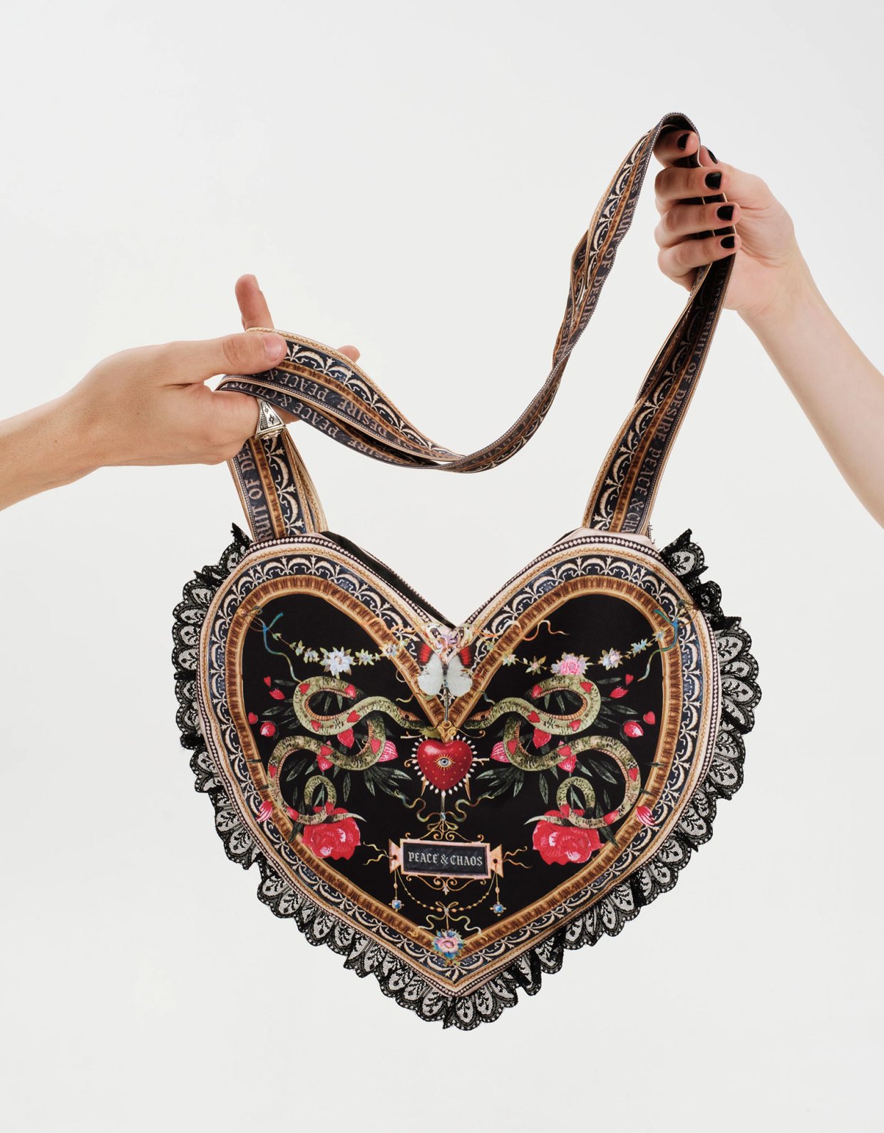 Peace and Chaos Temptation bag