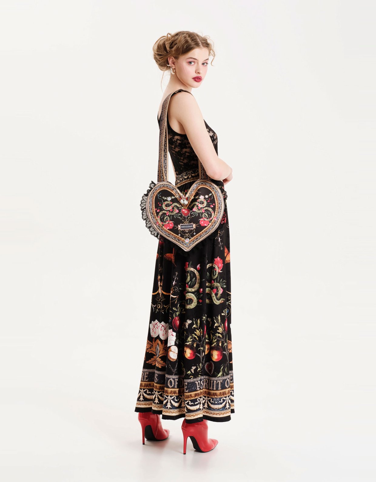 Peace and Chaos Temptation long skirt jacquard