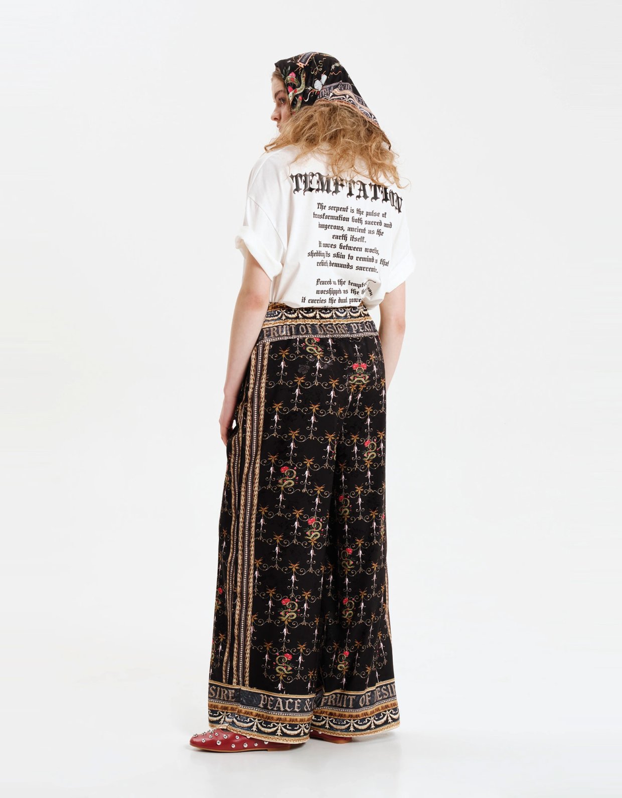 Peace and Chaos Temptation pants jacquard