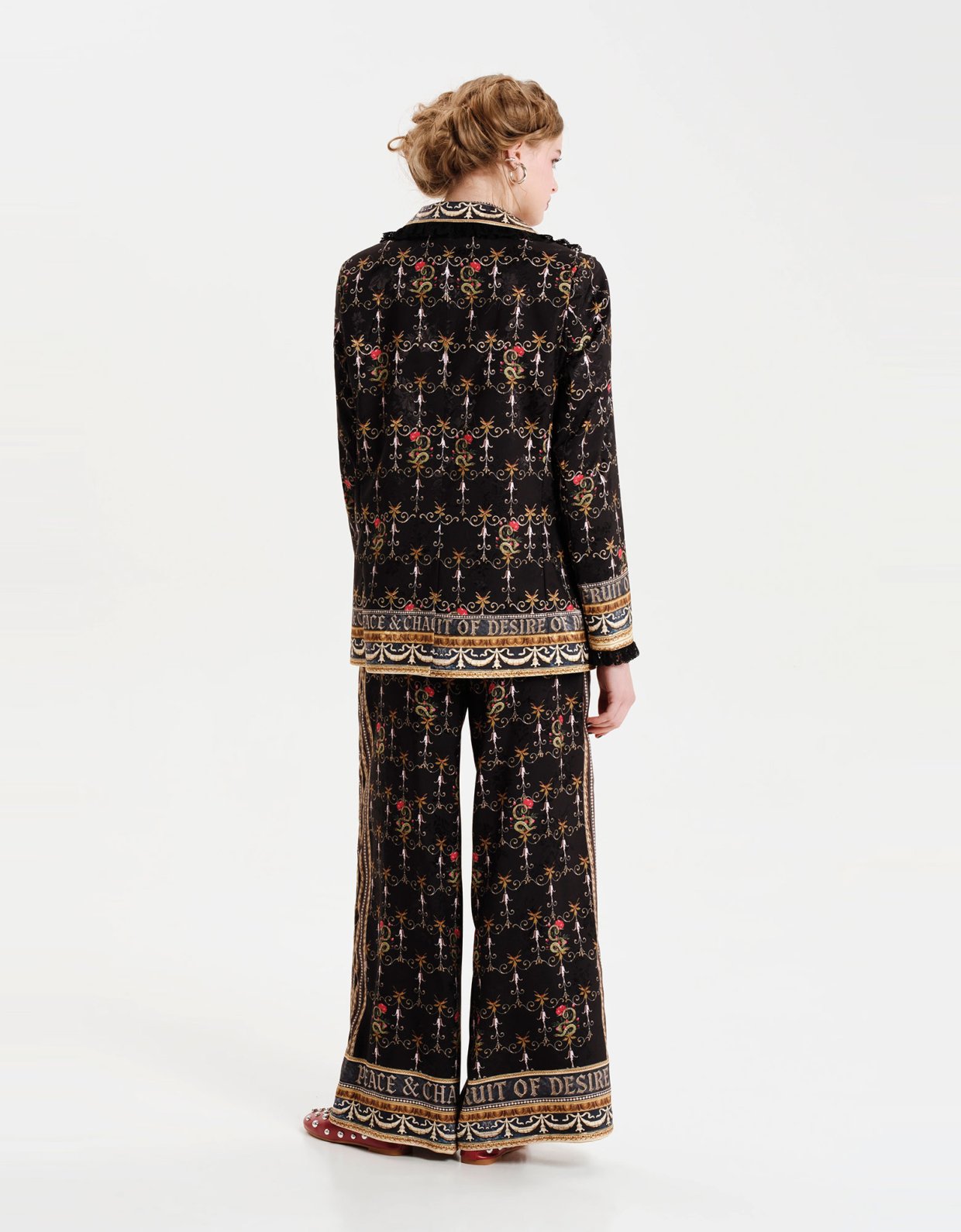 Peace and Chaos Temptation pants jacquard