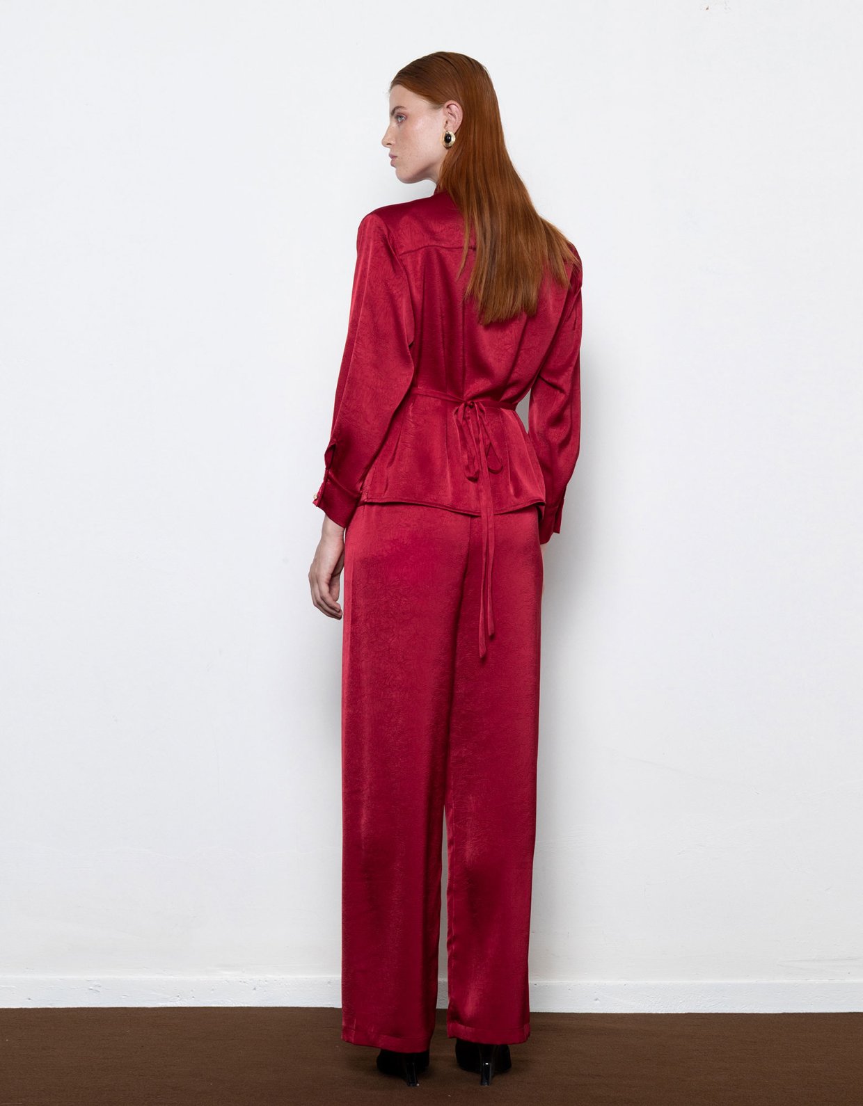 Mallory the label Tessie Bordeaux pants