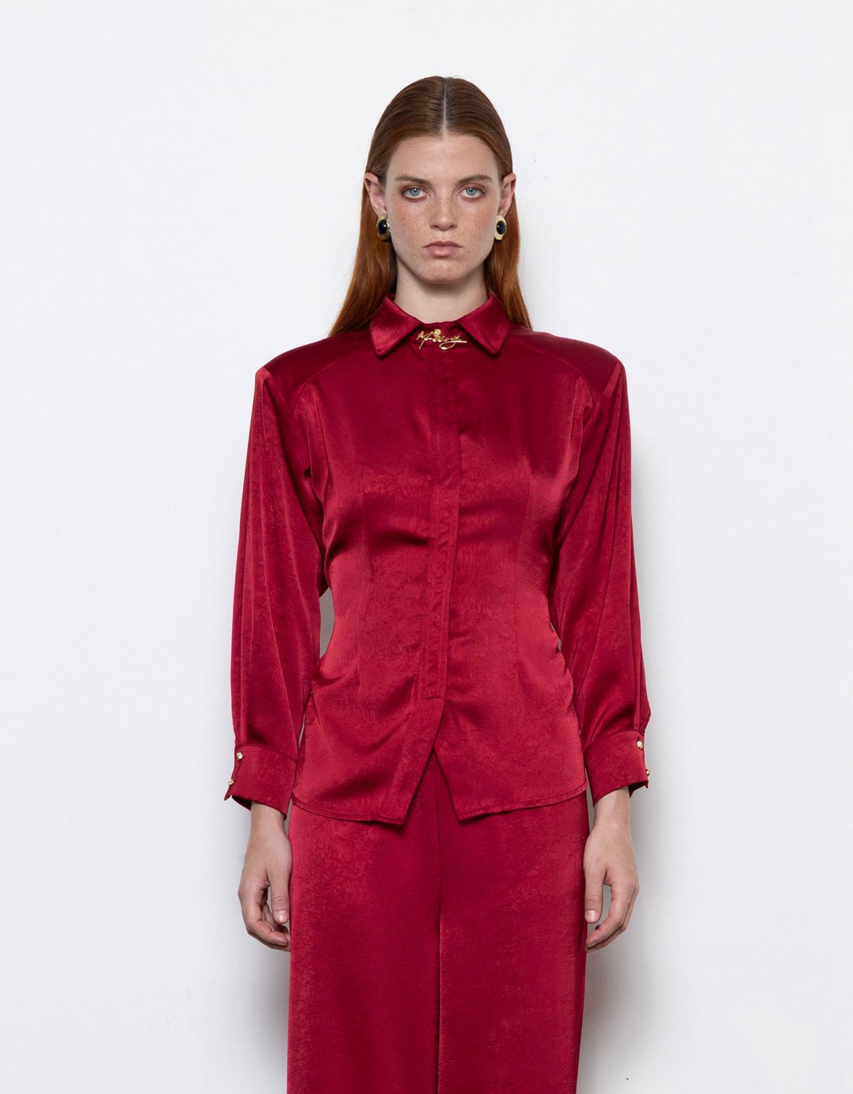 Mallory the label Tessie Bordeaux pants