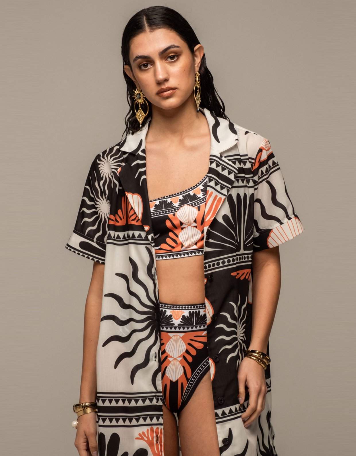 Peace and Chaos Tranquility kimono