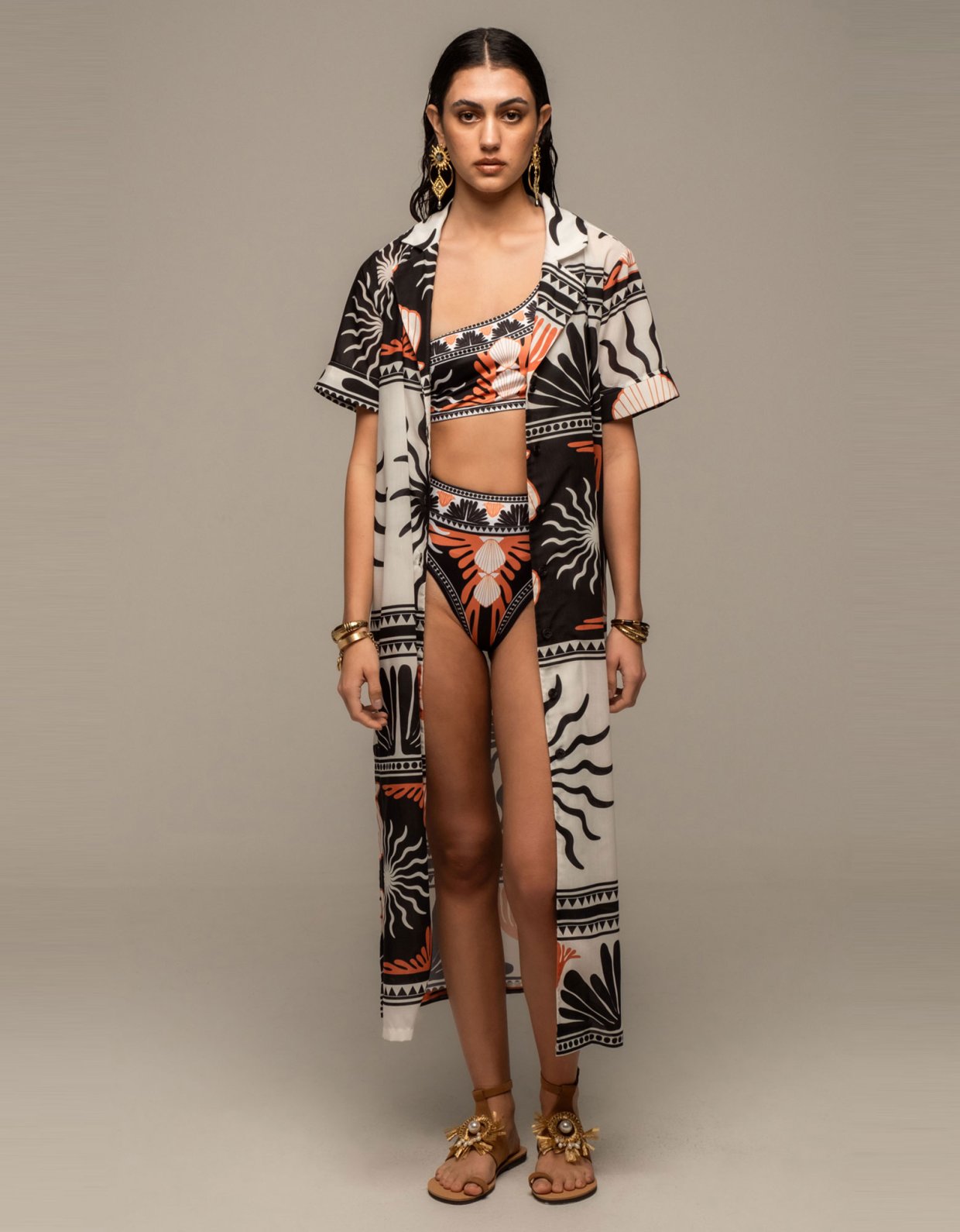 Peace and Chaos Tranquility kimono