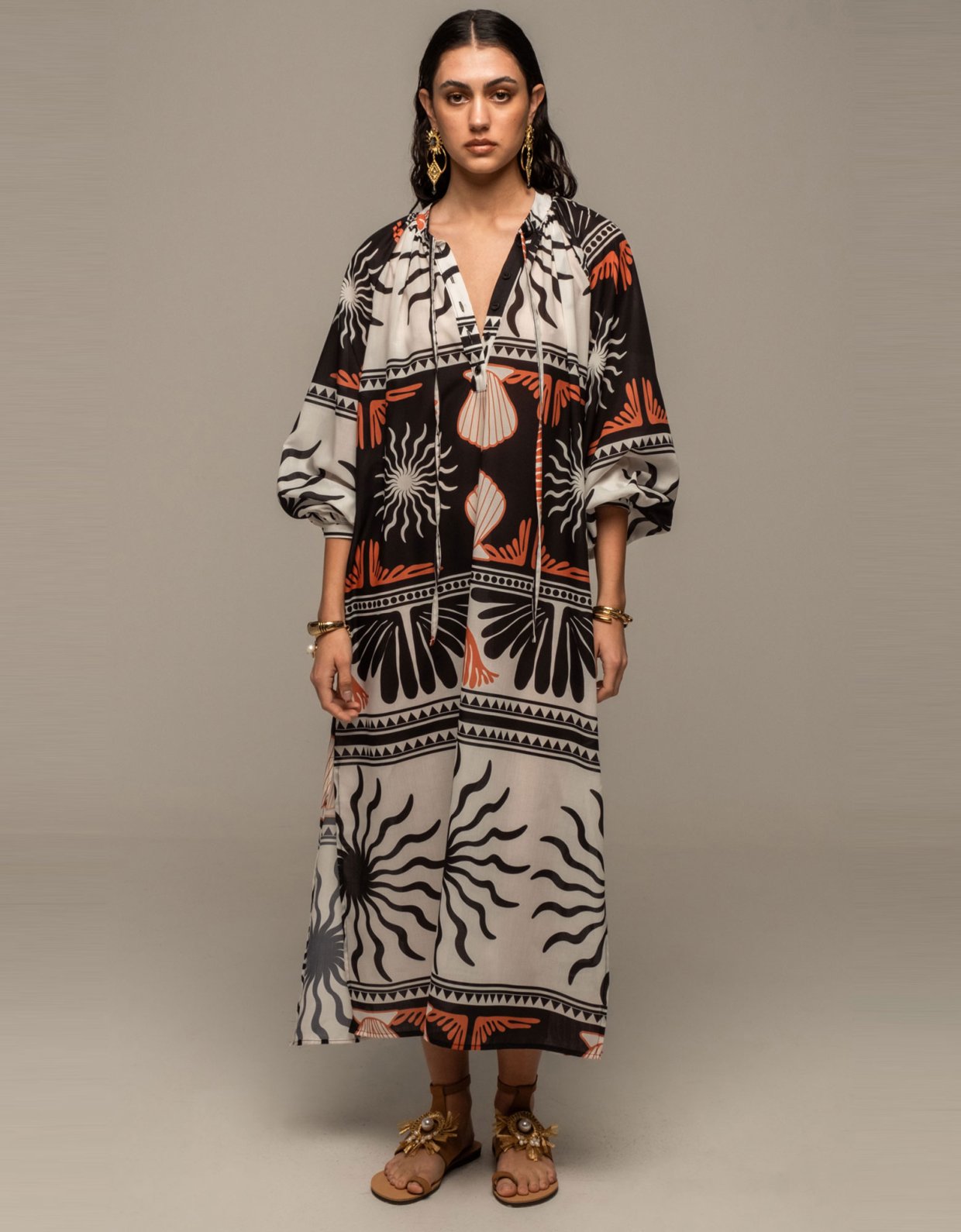 Peace and Chaos Tranquility long dress
