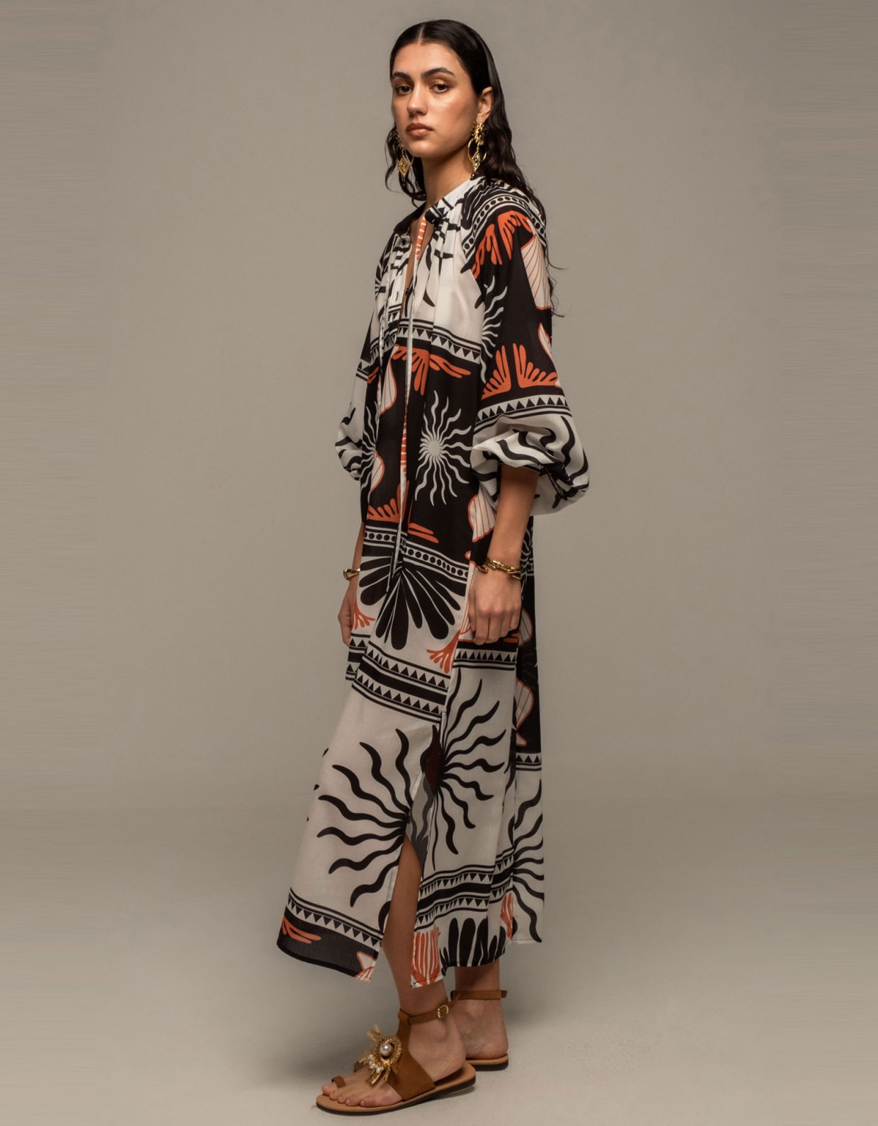 Peace and Chaos Tranquility long dress