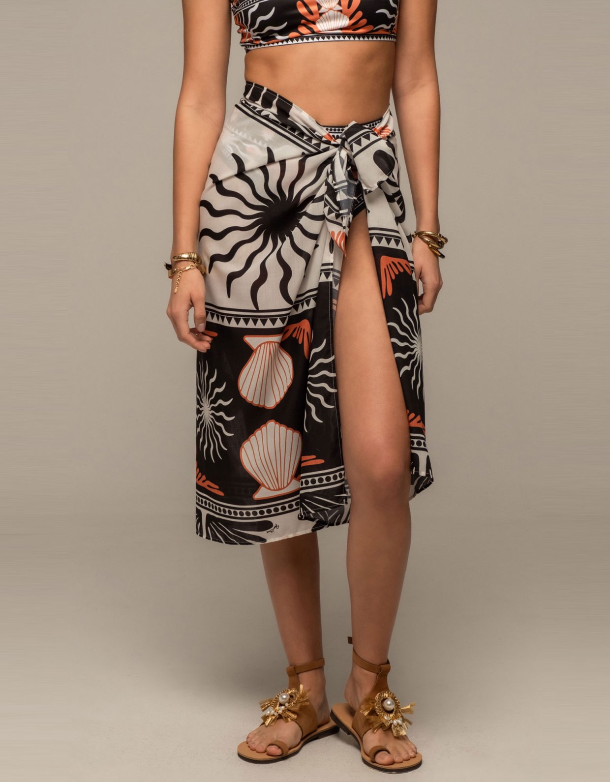 Peace and Chaos Tranquility sarong