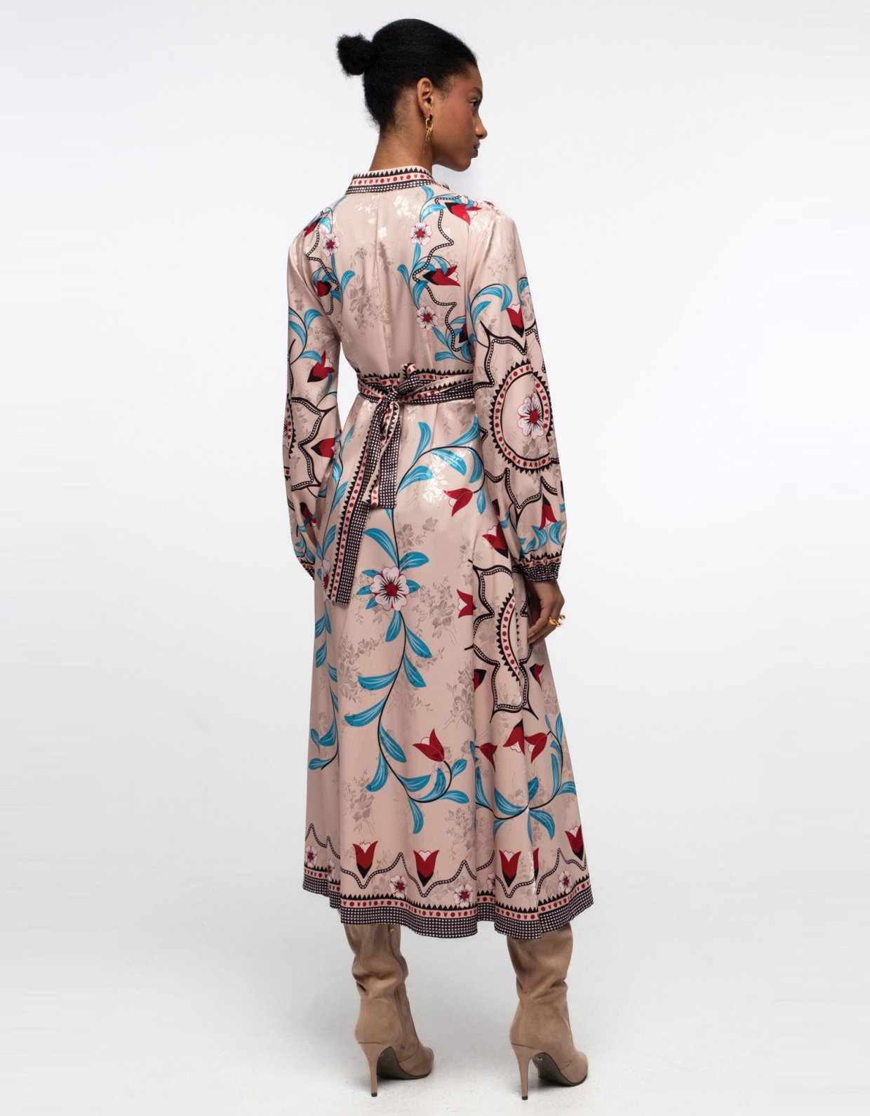 Peace and Chaos Tulip shirt dress
