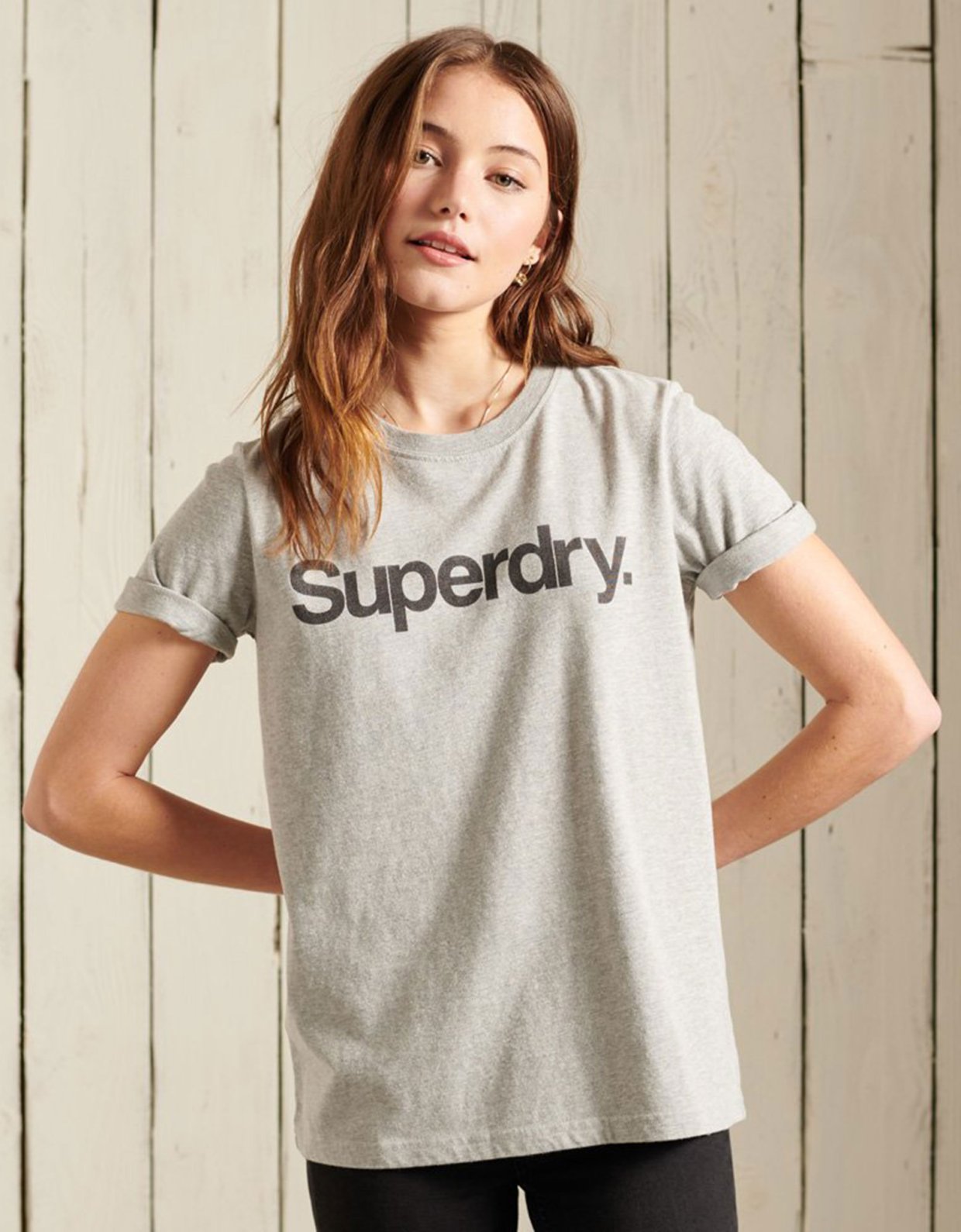 Superdry Classic tee ice marl