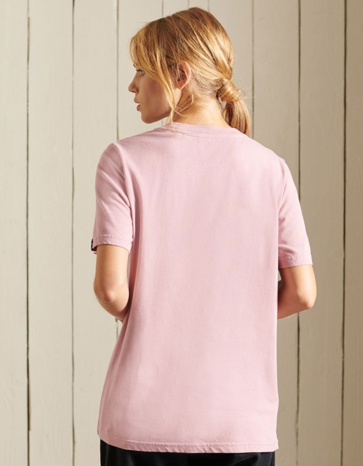 Superdry Classic tee soft pink