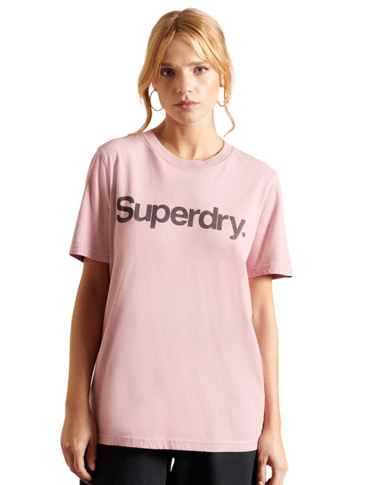 Superdry Classic tee soft pink
