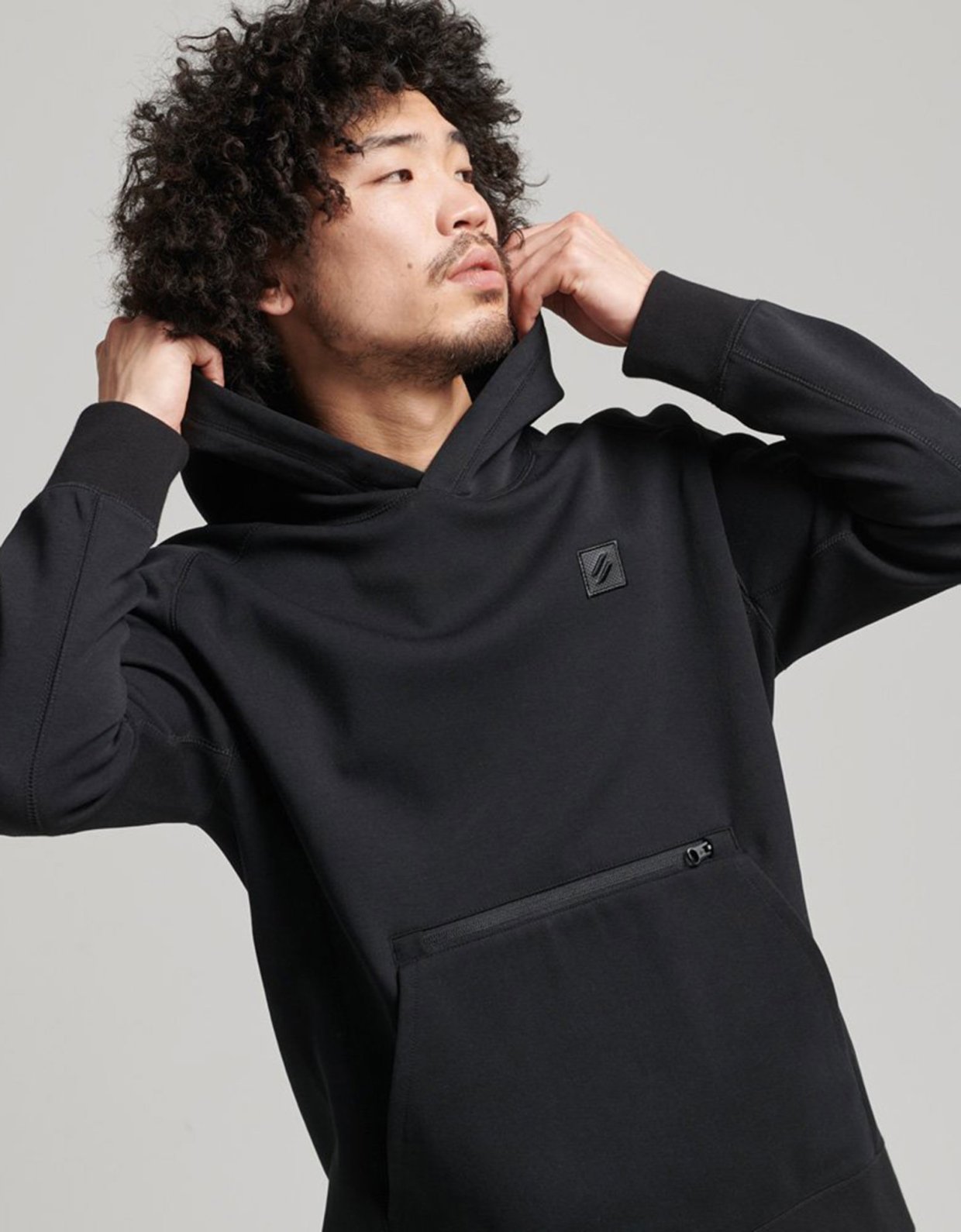 Superdry Code tech hood black