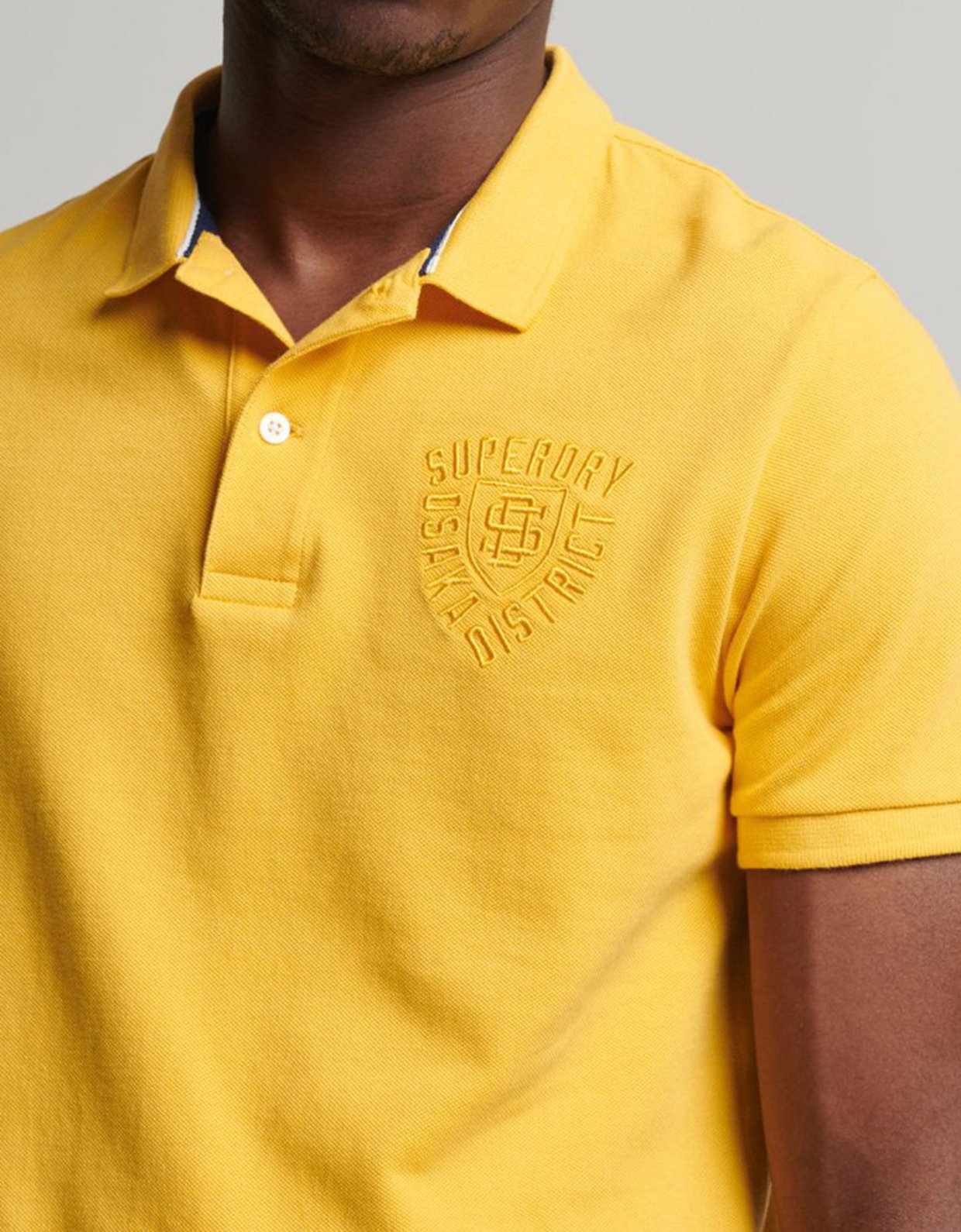 Superdry Vintage superstate polo springs yellow