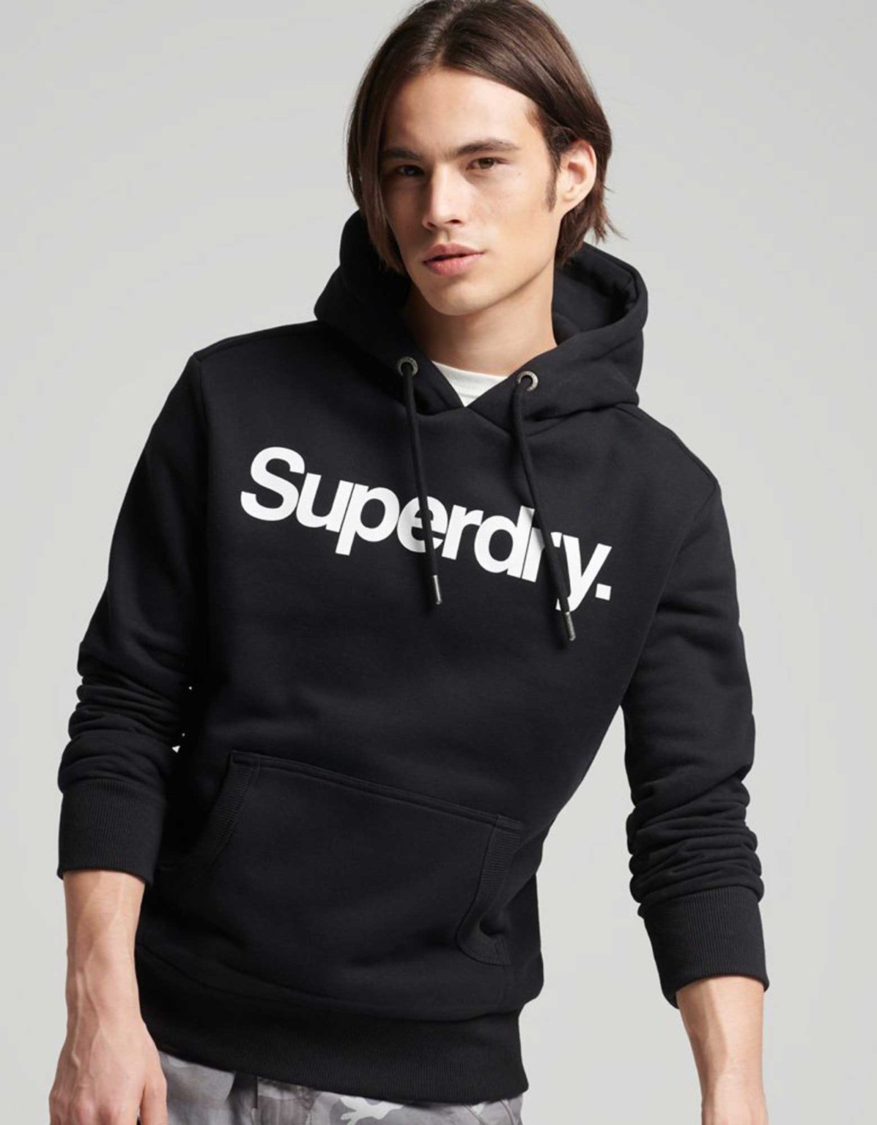 Superdry Core logo classic hood black