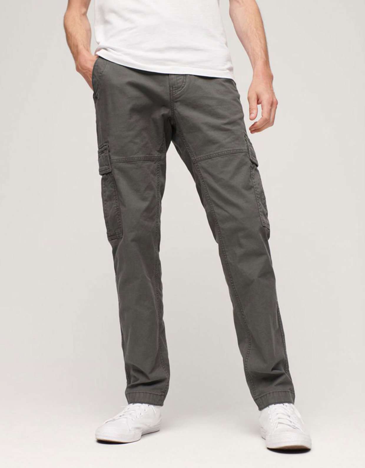 Superdry Core cargo pant washed black