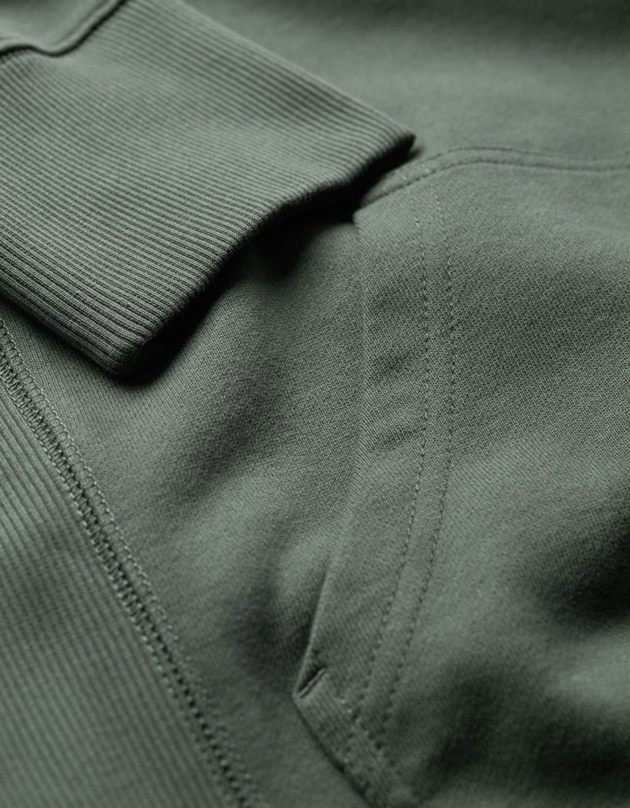 Superdry Code surplus logo hood balsam green