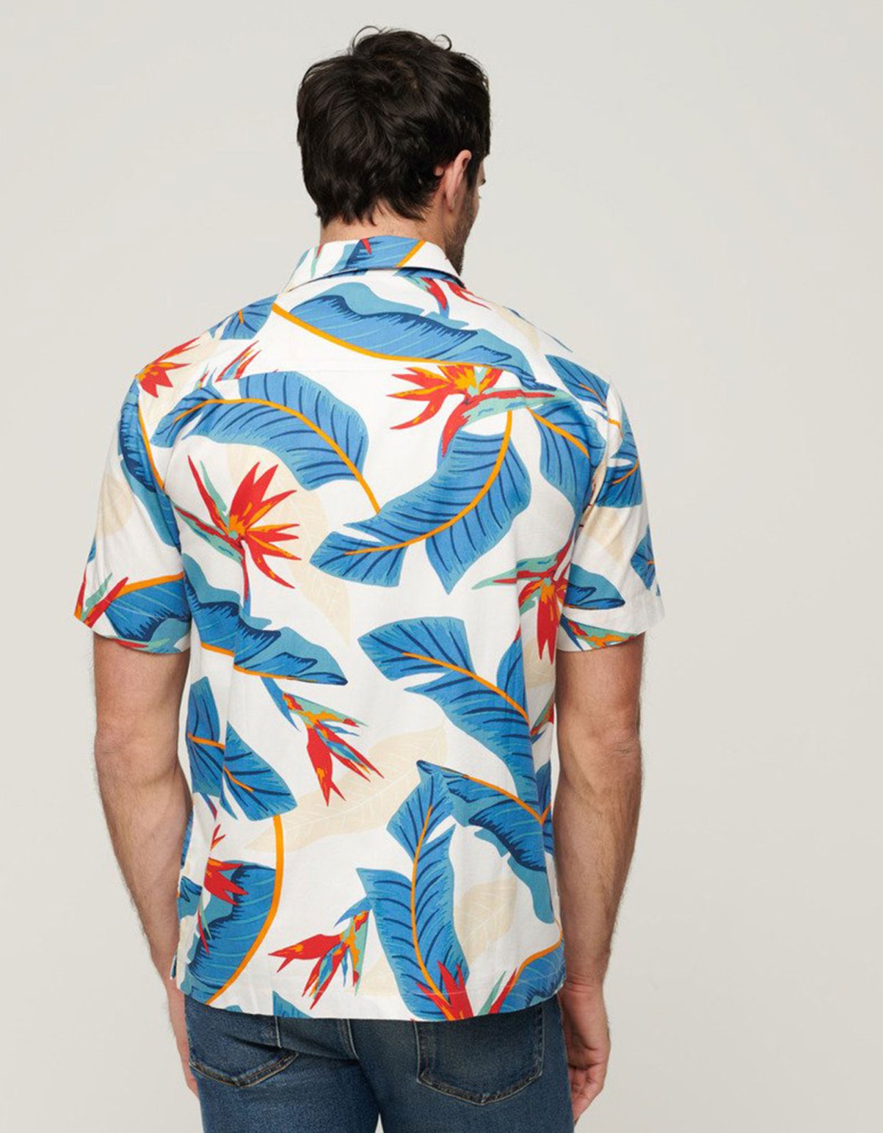 Superdry Hawaiian shirt optic paradise