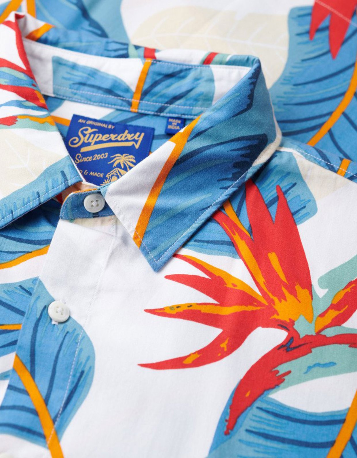 Superdry Hawaiian shirt optic paradise