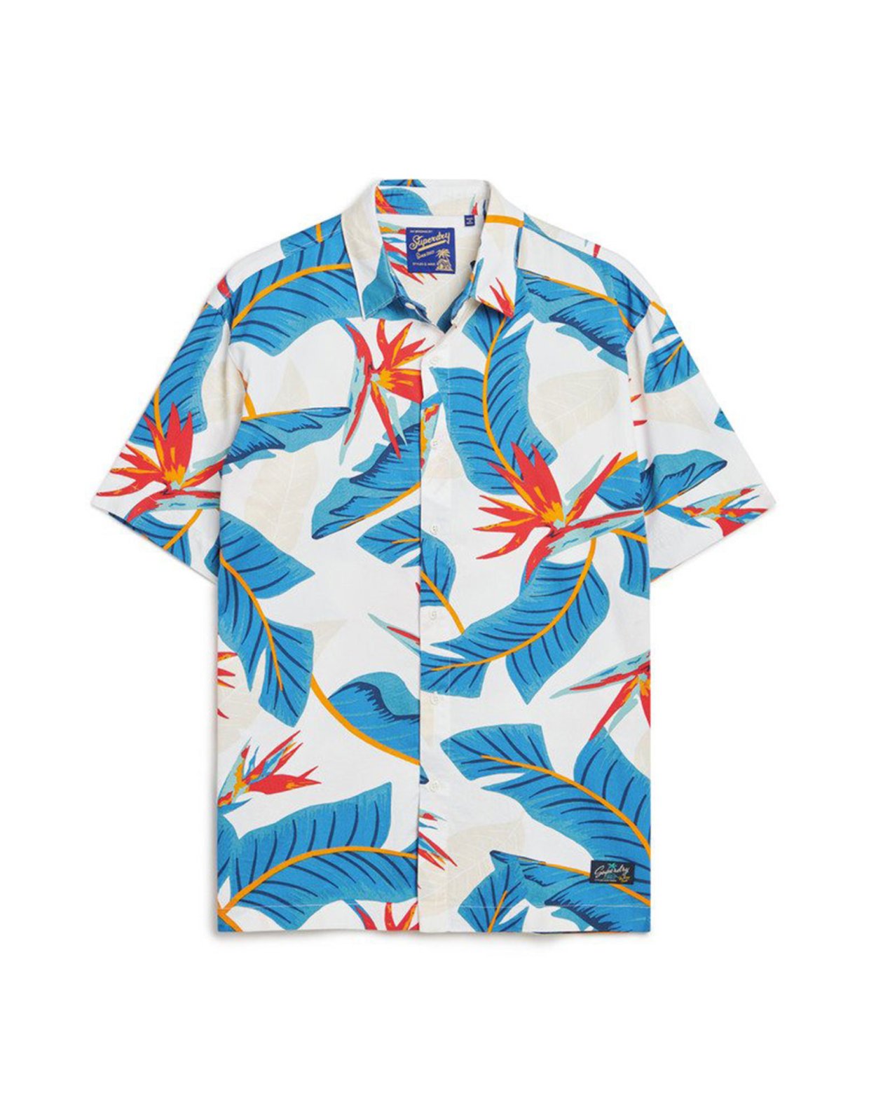 Superdry Hawaiian shirt optic paradise