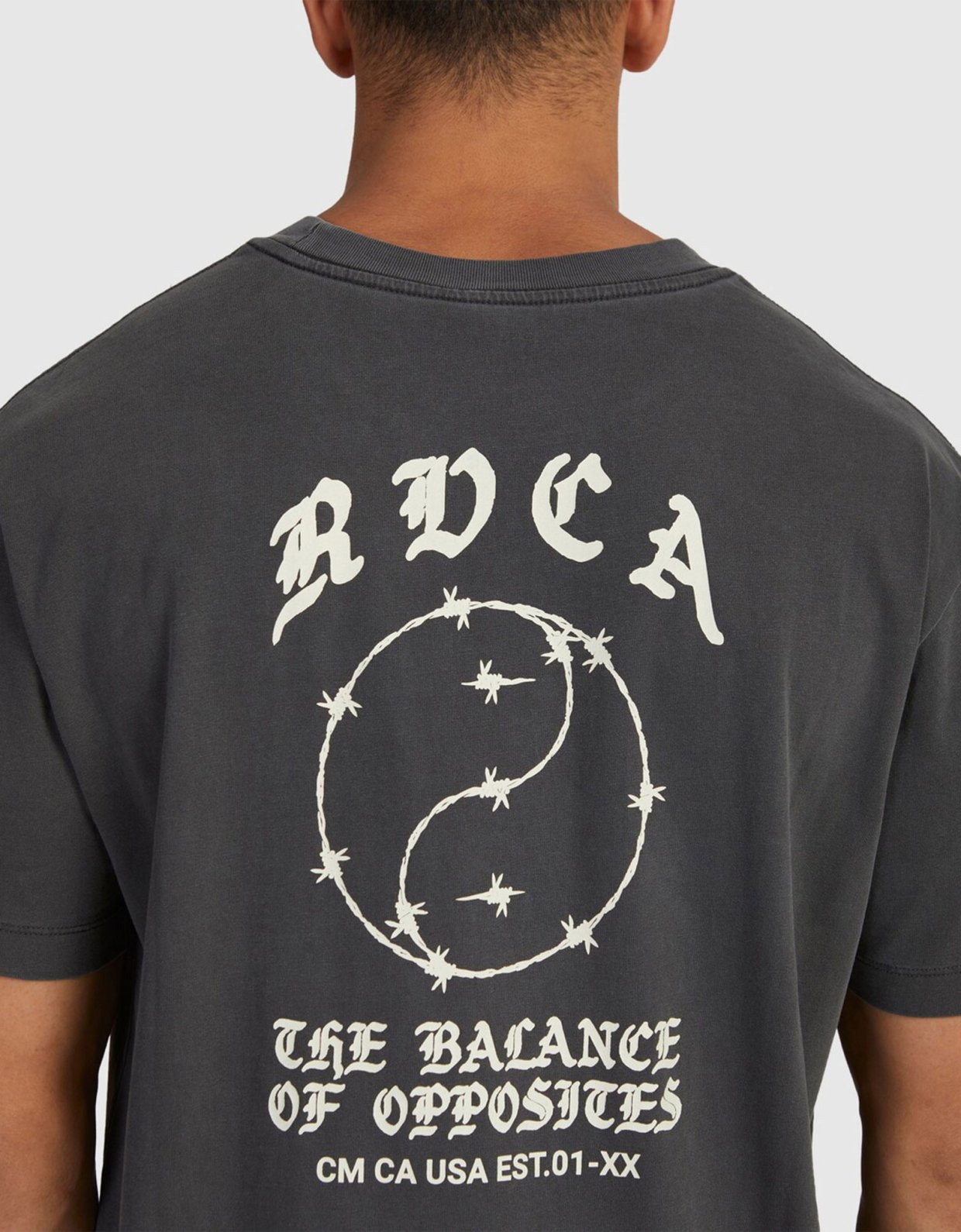 Rvca Lax t-shirt washed black