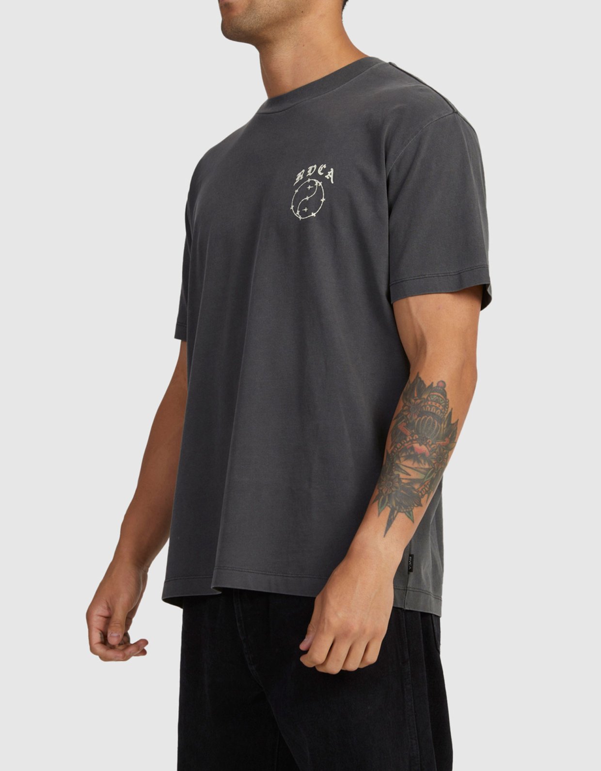 Rvca Lax t-shirt washed black