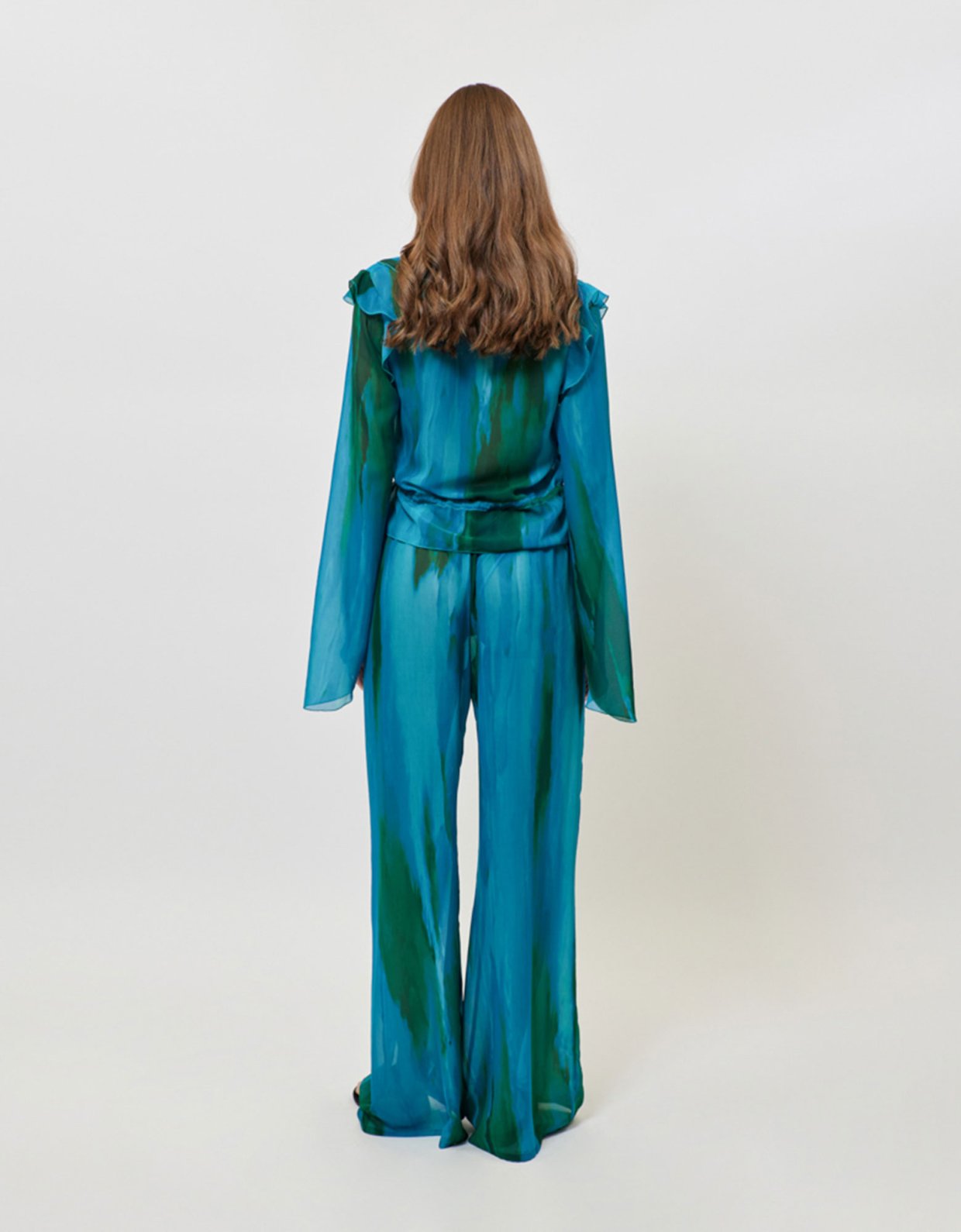 Sunset go Valentina pants aqua green