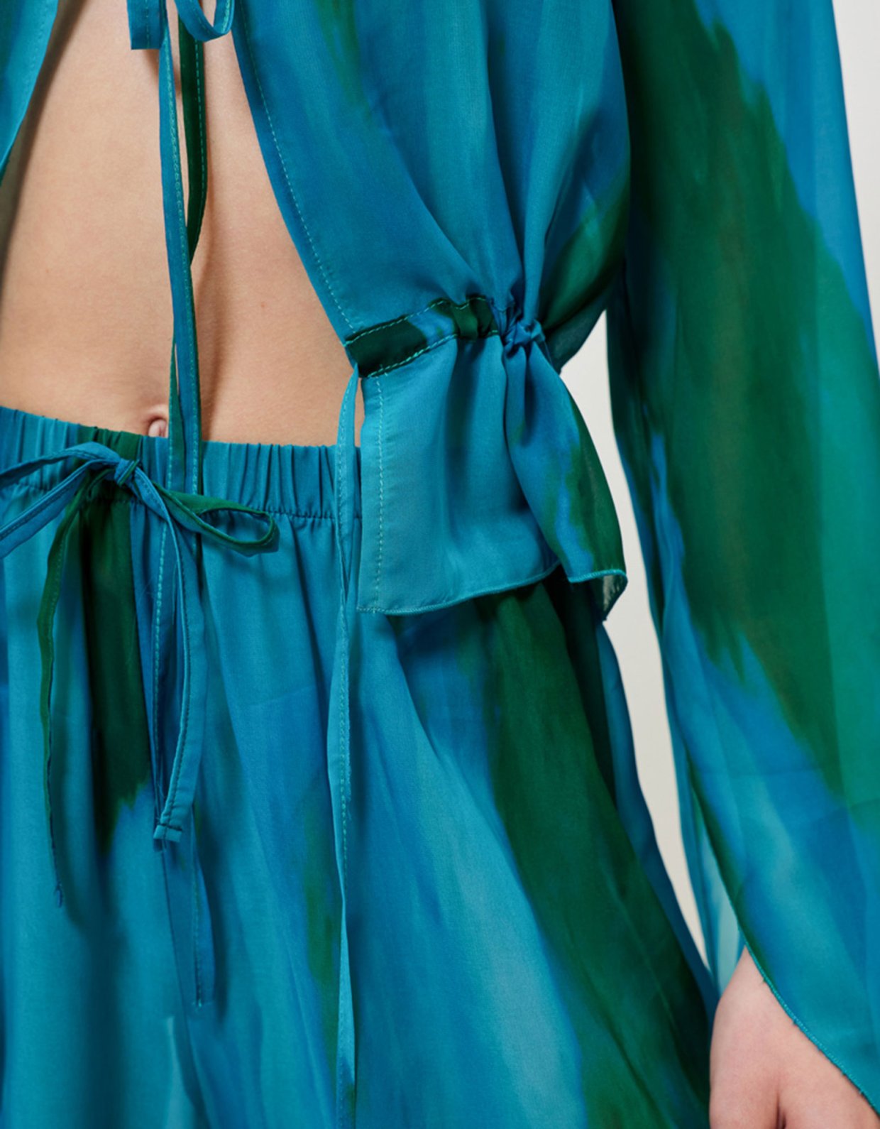 Sunset go Valentina top aqua green