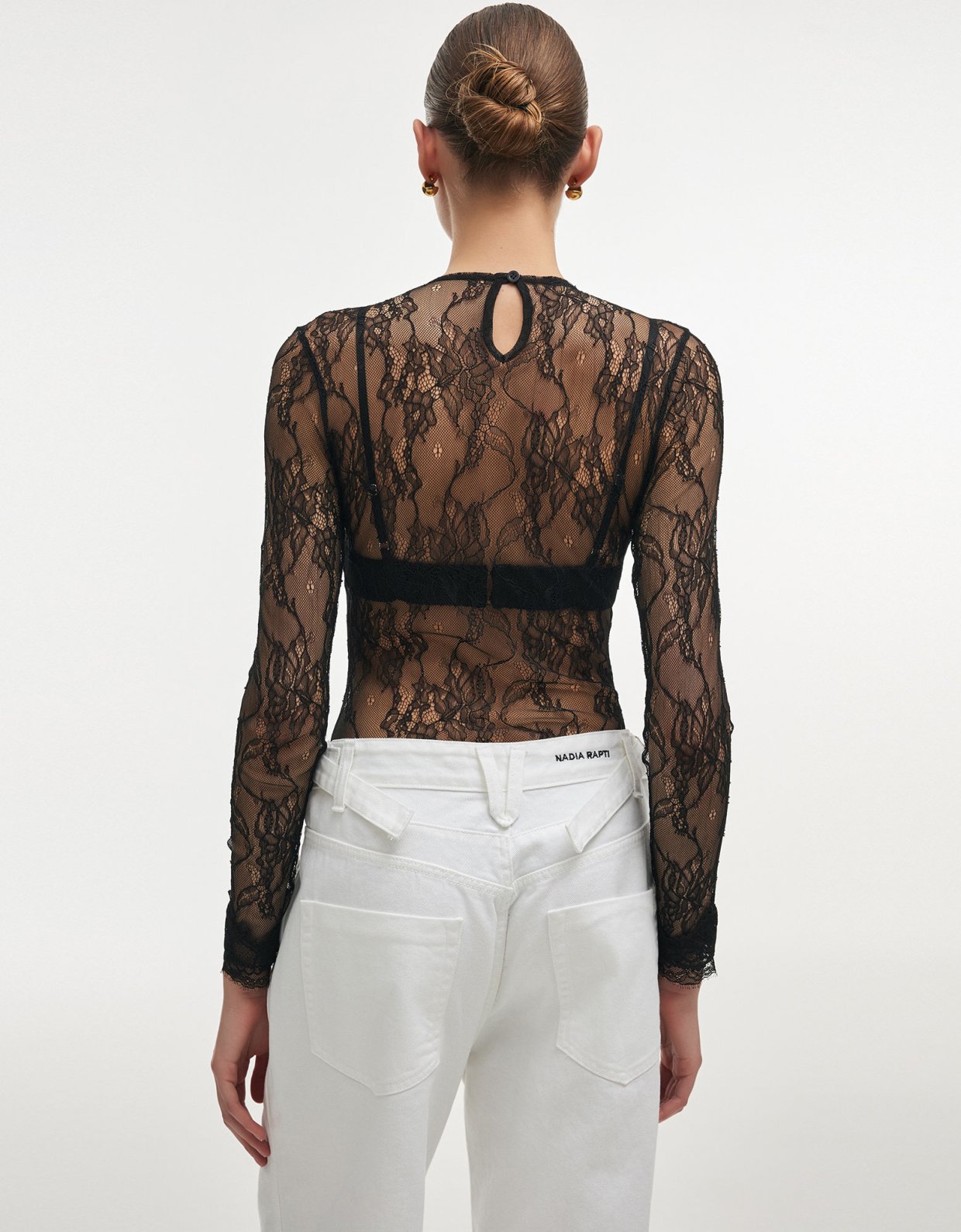 Nadia Rapti Veil bodysuit black