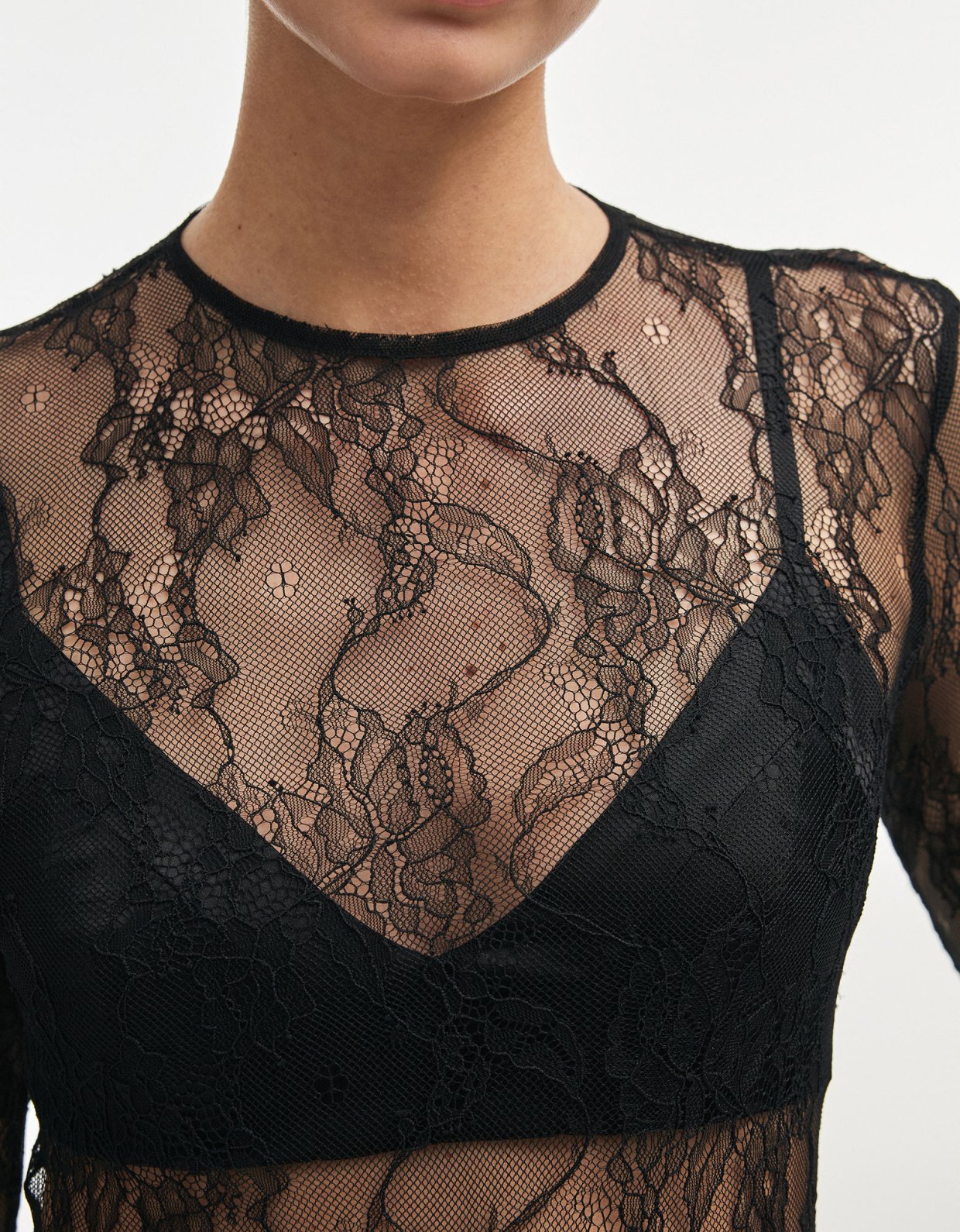 Nadia Rapti Veil bodysuit black