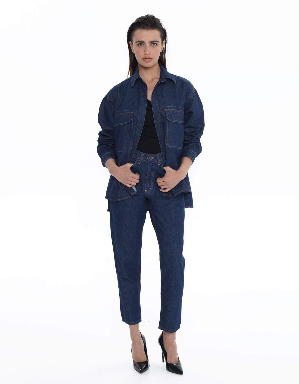 Sac Jeans Veronica denim jacket blue rain