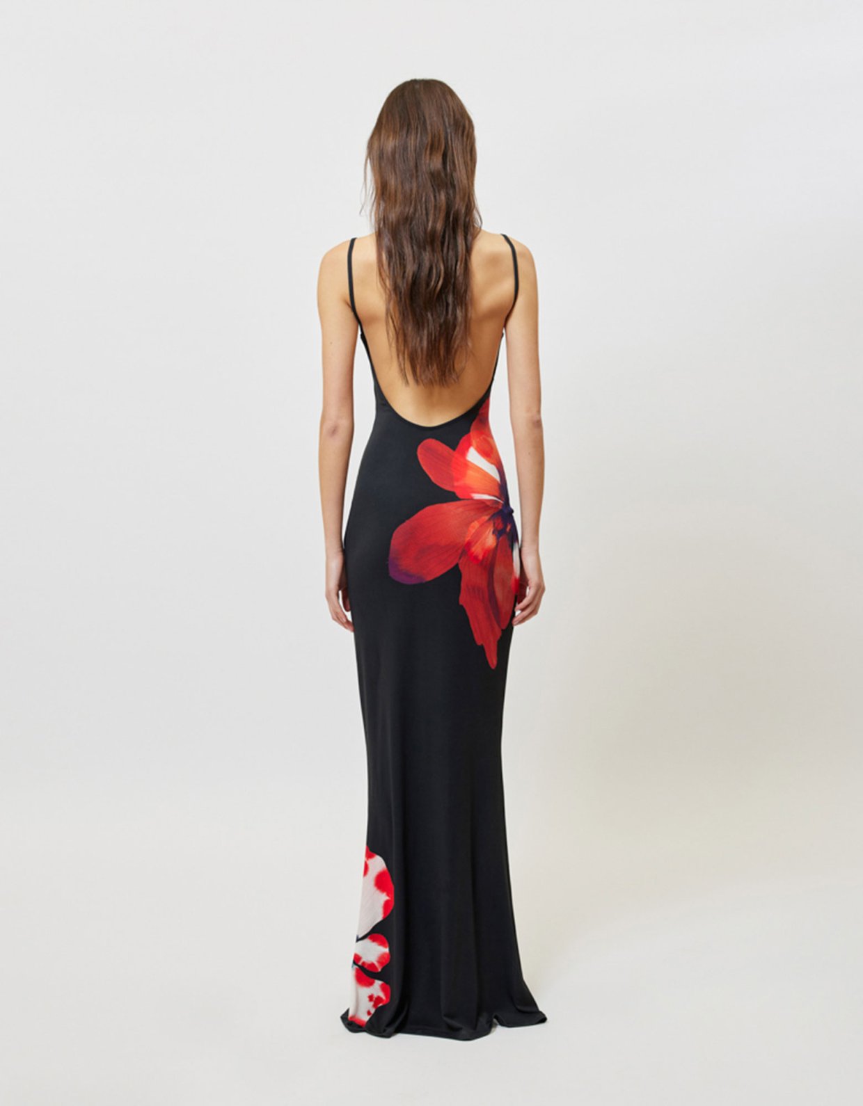 Sunset go Veronica dress flower print