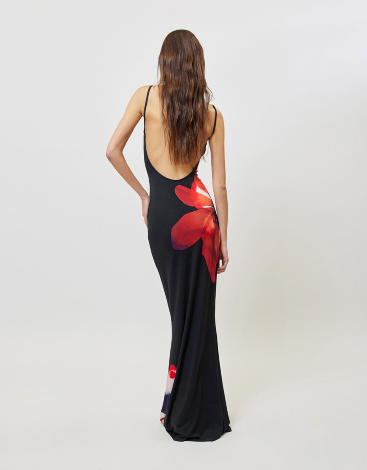 Sunset go Veronica dress flower print