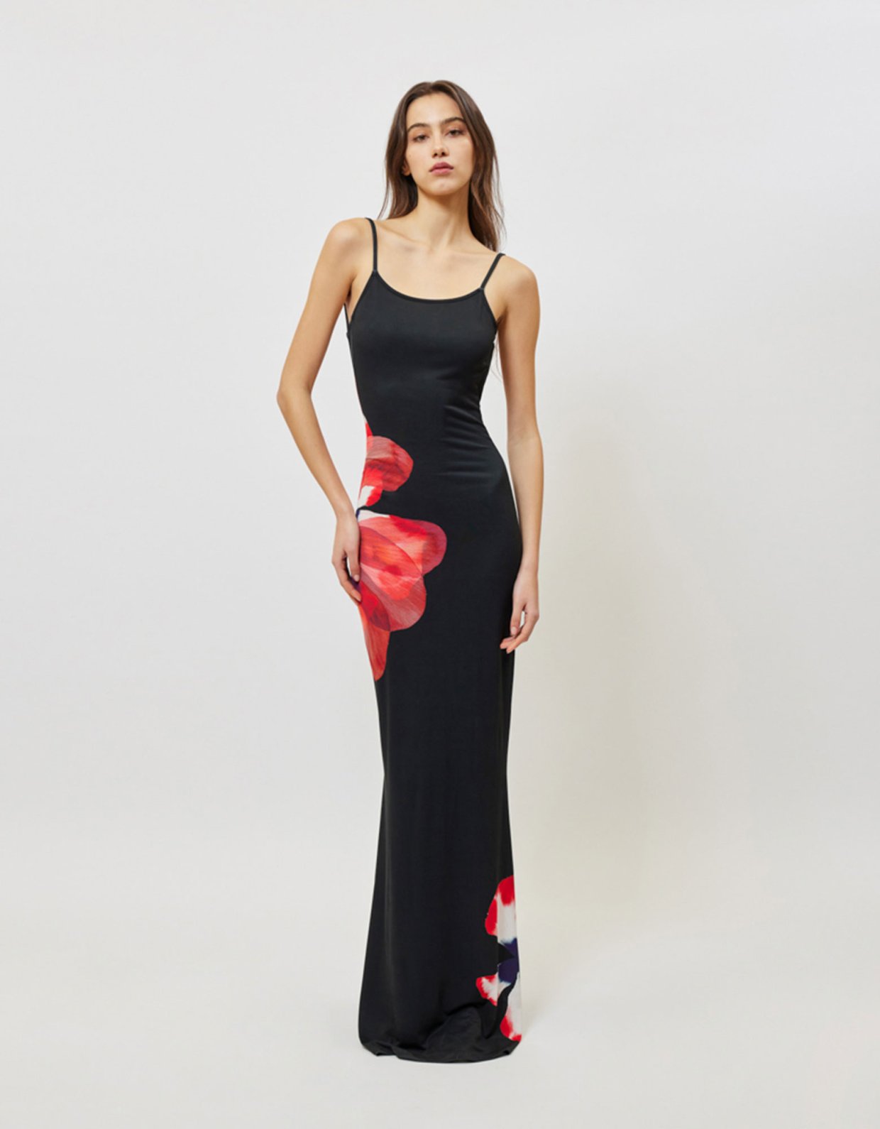 Sunset go Veronica dress flower print
