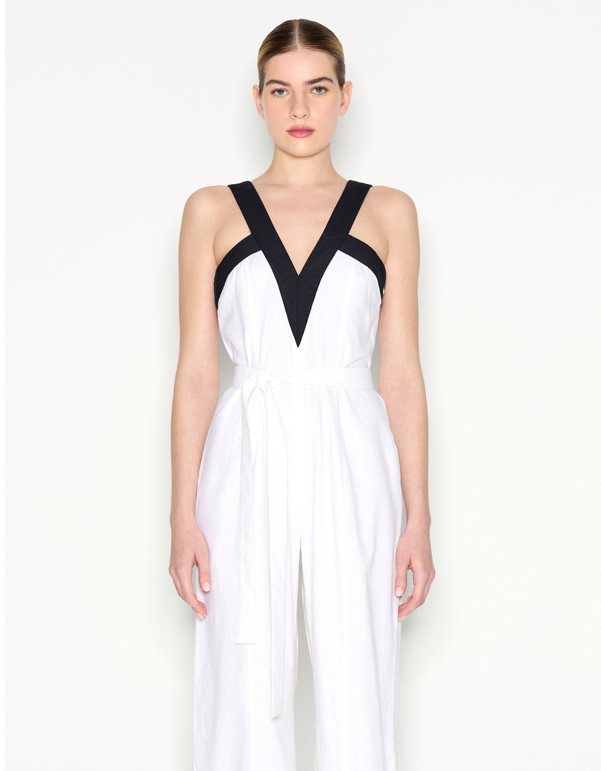 Nadia Rapti Vice jumpsuit white/black
