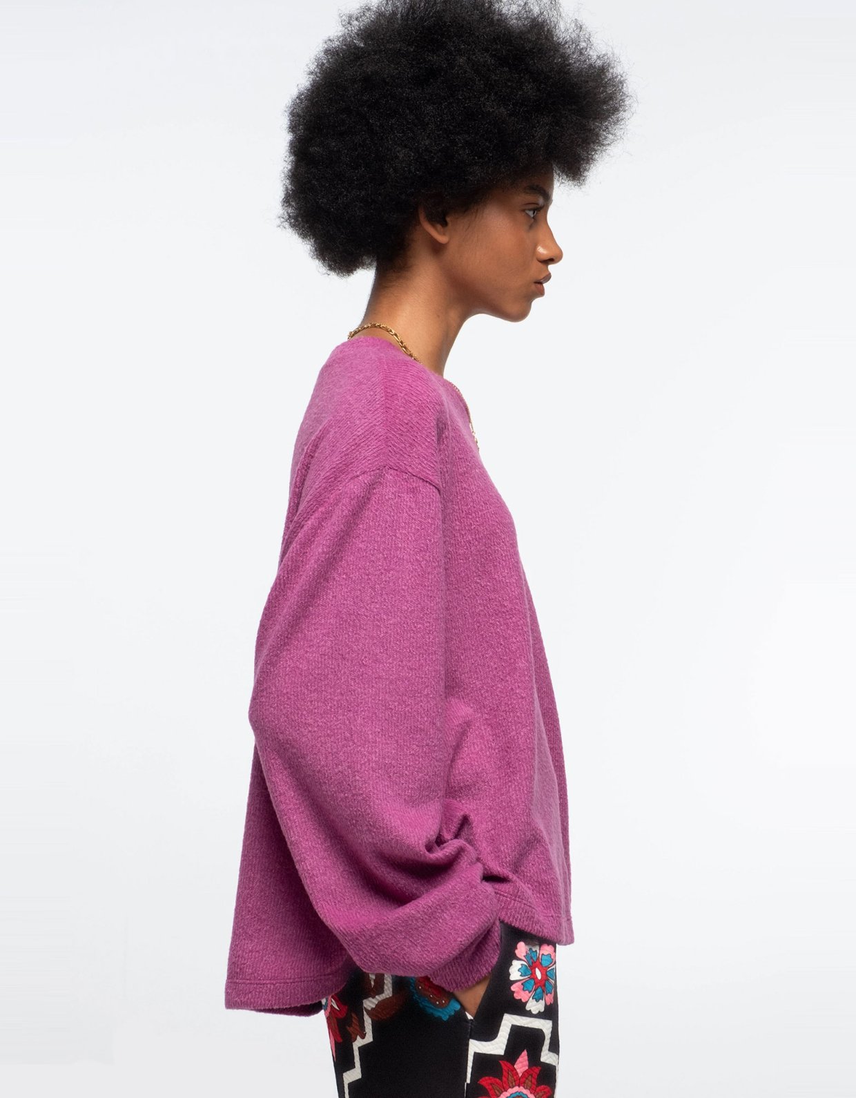 Peace and Chaos Vital top magenta