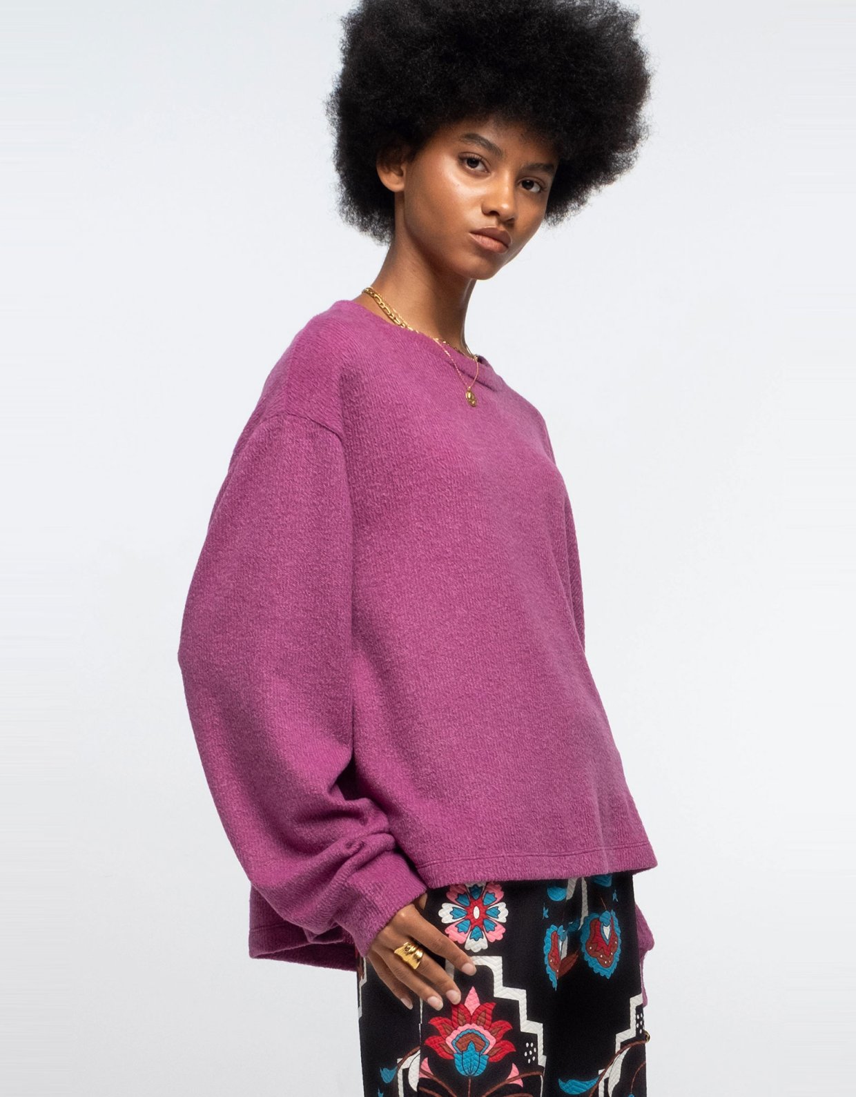 Peace and Chaos Vital top magenta