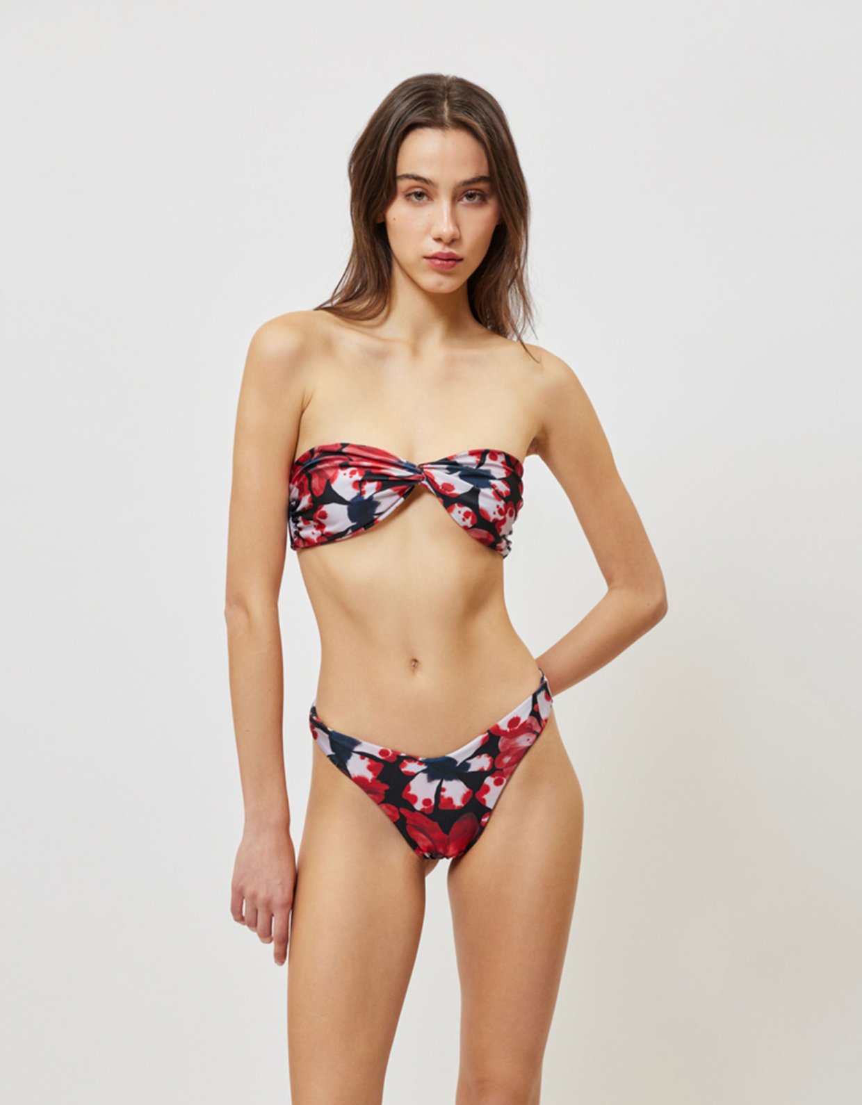 Sunset go Vittoria bikini flower print