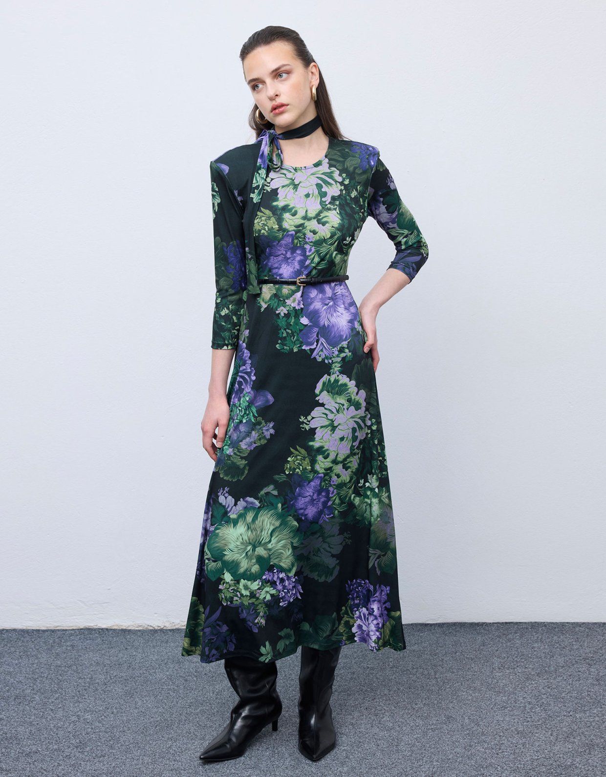 Ciel Concept Vittoria jersey midi dress
