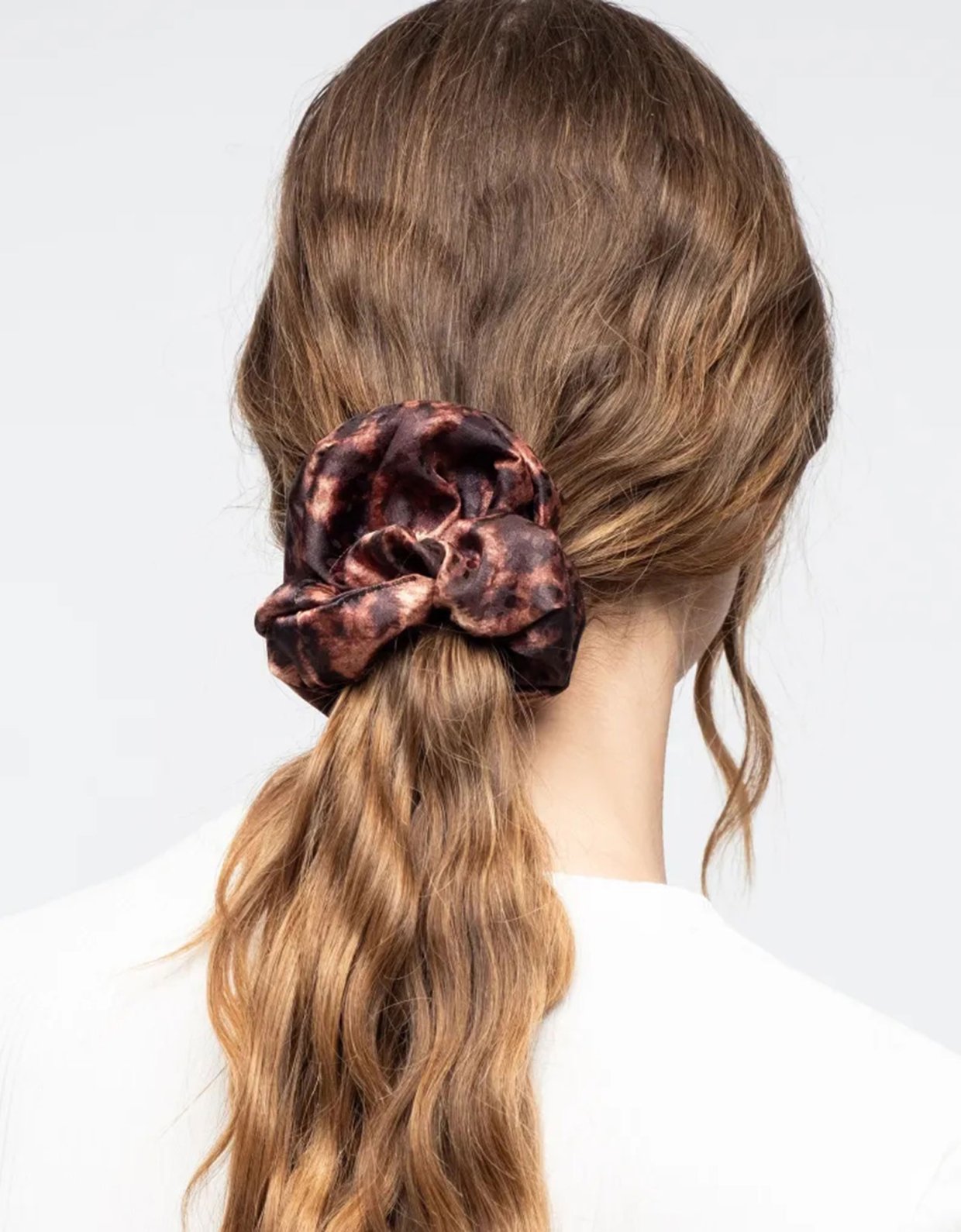 Peace and Chaos Rosette scrunchie