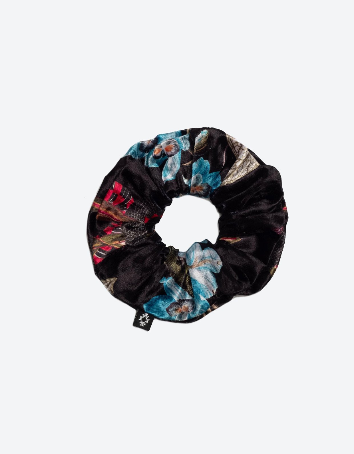 Peace and Chaos Hydrangea scrunchie
