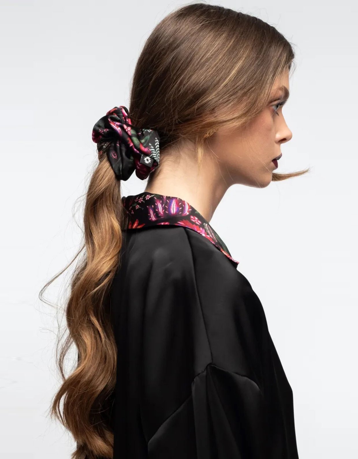 Peace and Chaos Bloom scrunchie