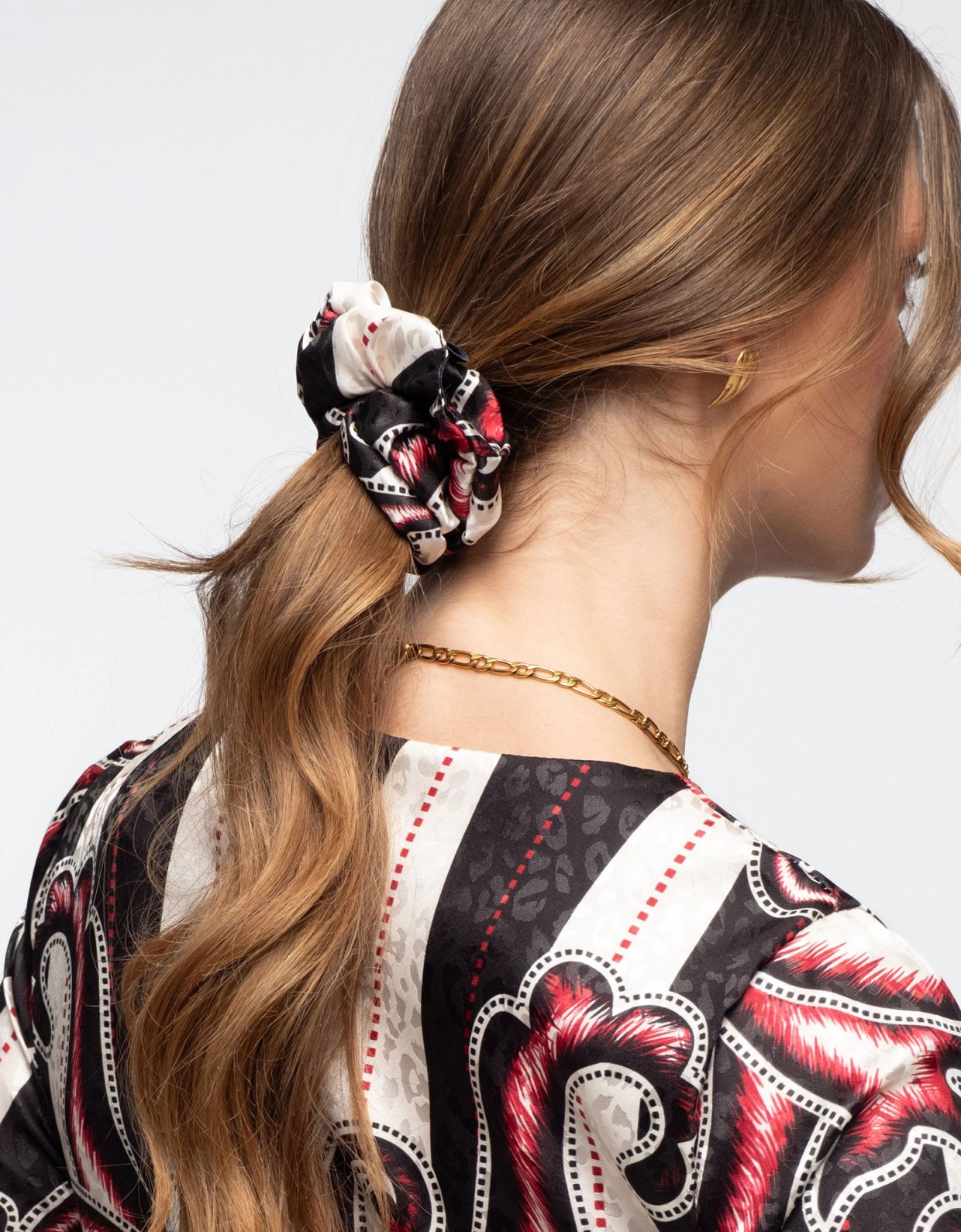 Peace and Chaos Lyrical scrunchie