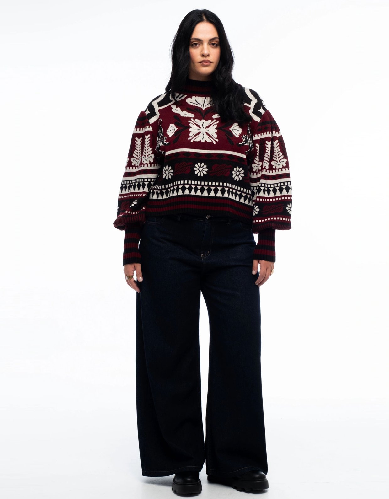 Peace and Chaos Mythical knit top