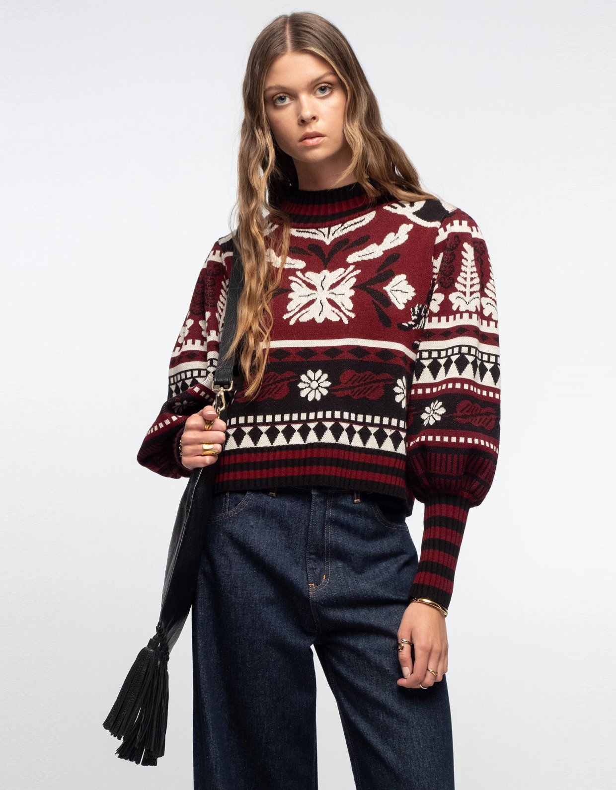 Peace and Chaos Mythical knit top