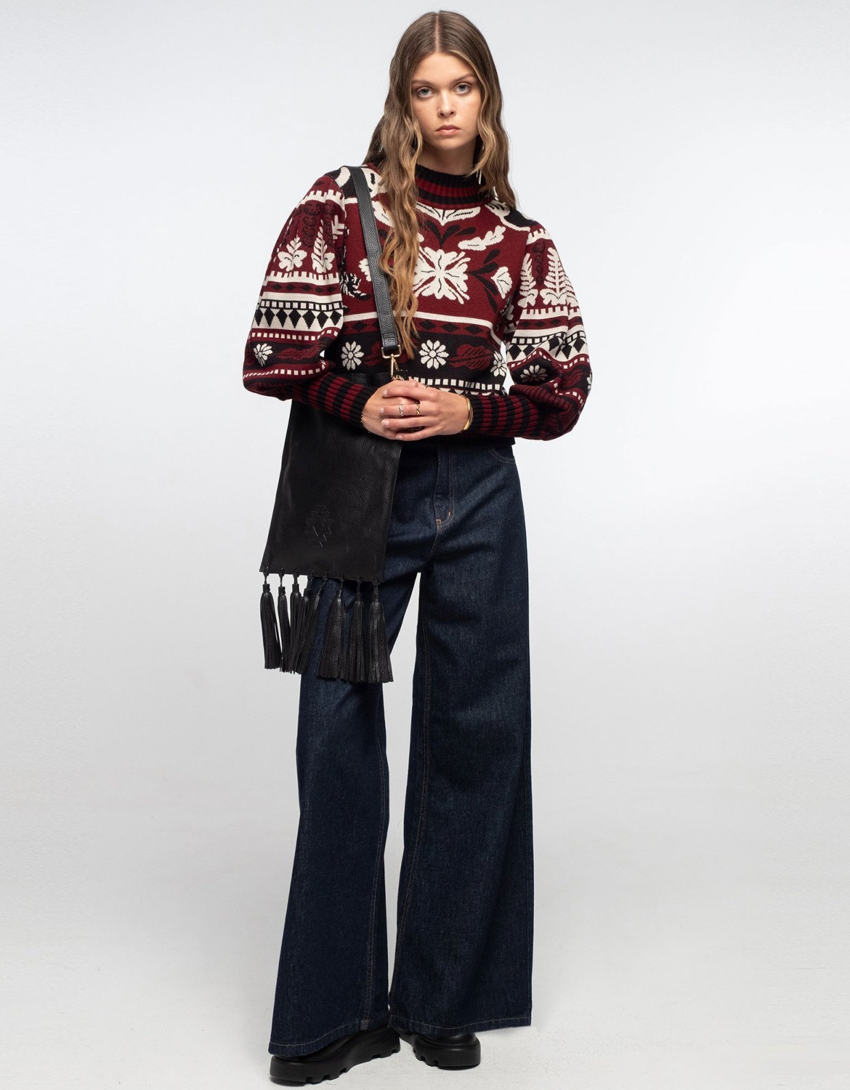 Peace and Chaos Mythical knit top