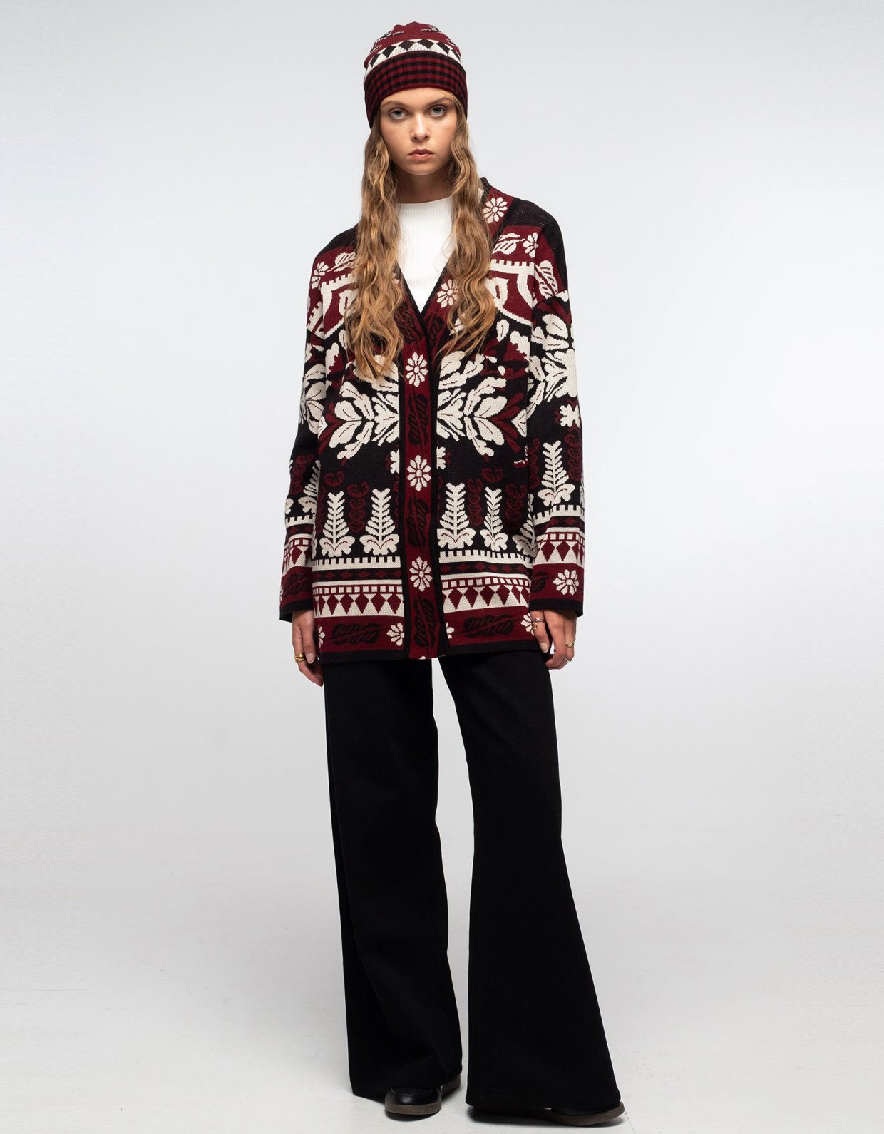 Peace and Chaos Mythical cardigan