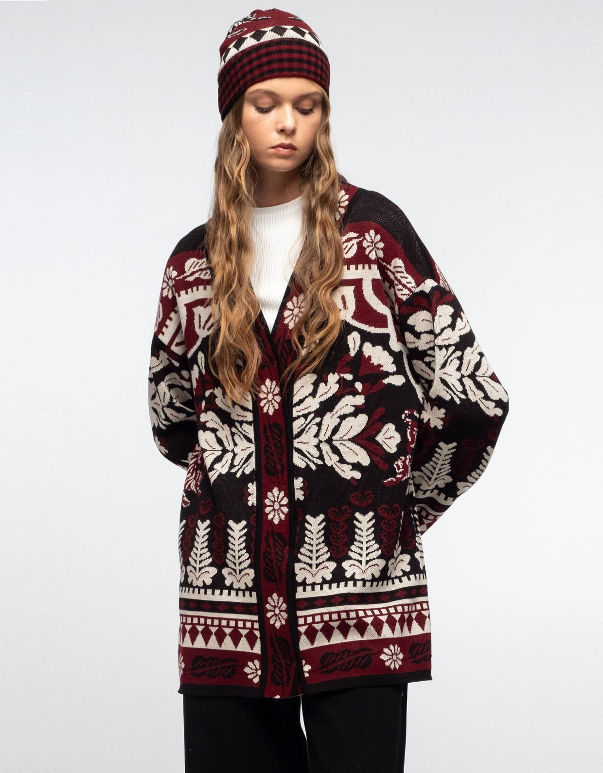 Peace and Chaos Mythical cardigan