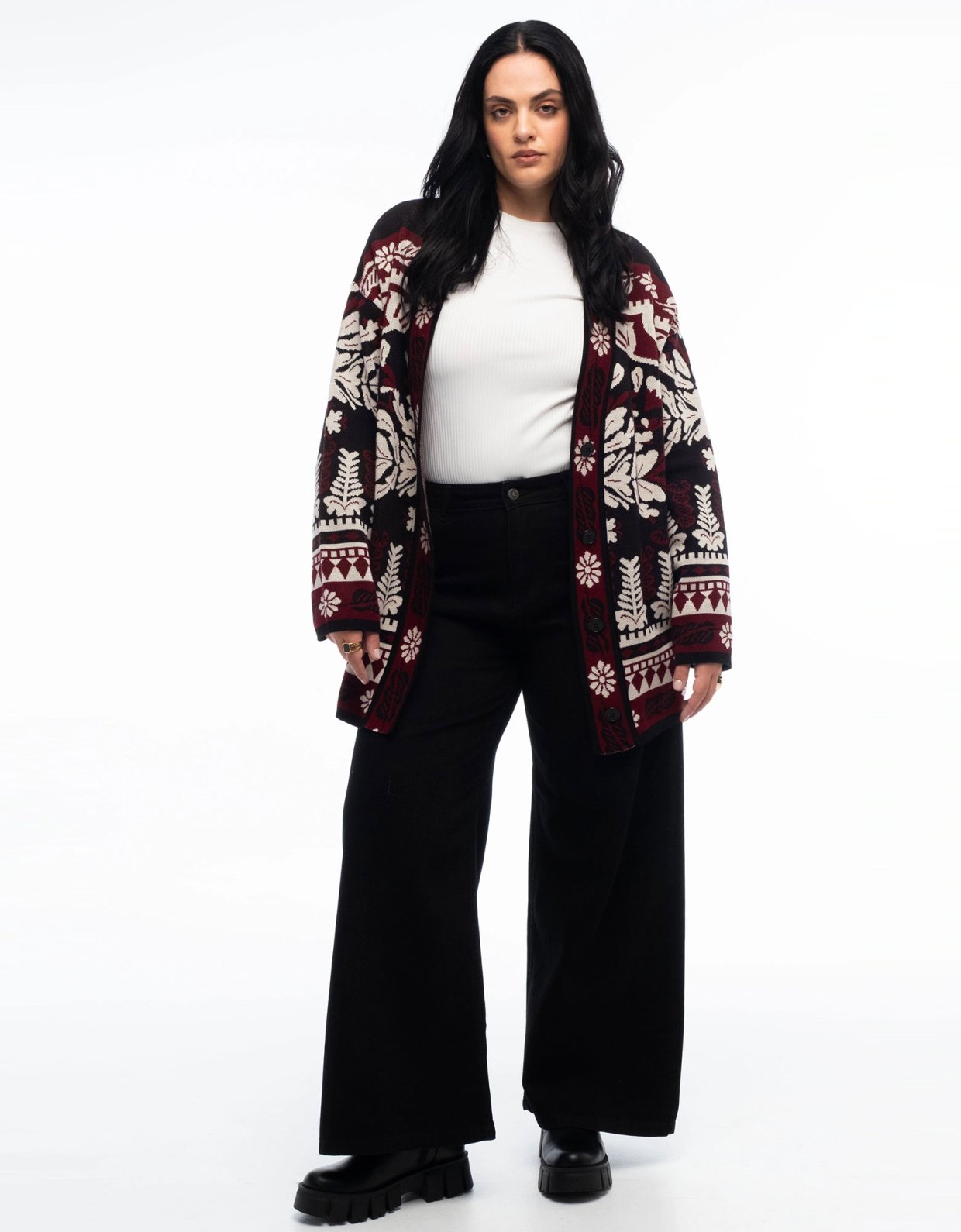 Peace and Chaos Mythical cardigan