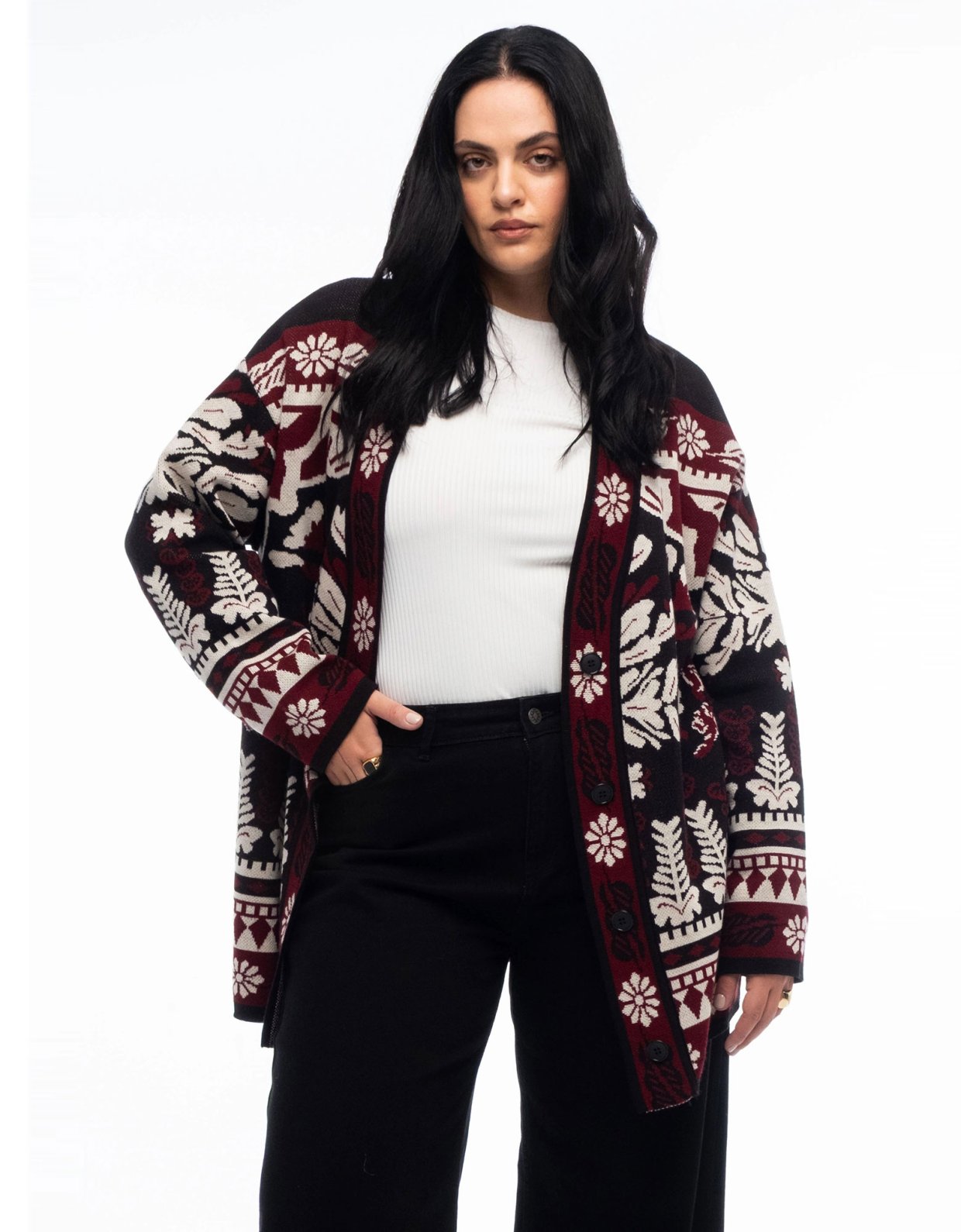 Peace and Chaos Mythical cardigan
