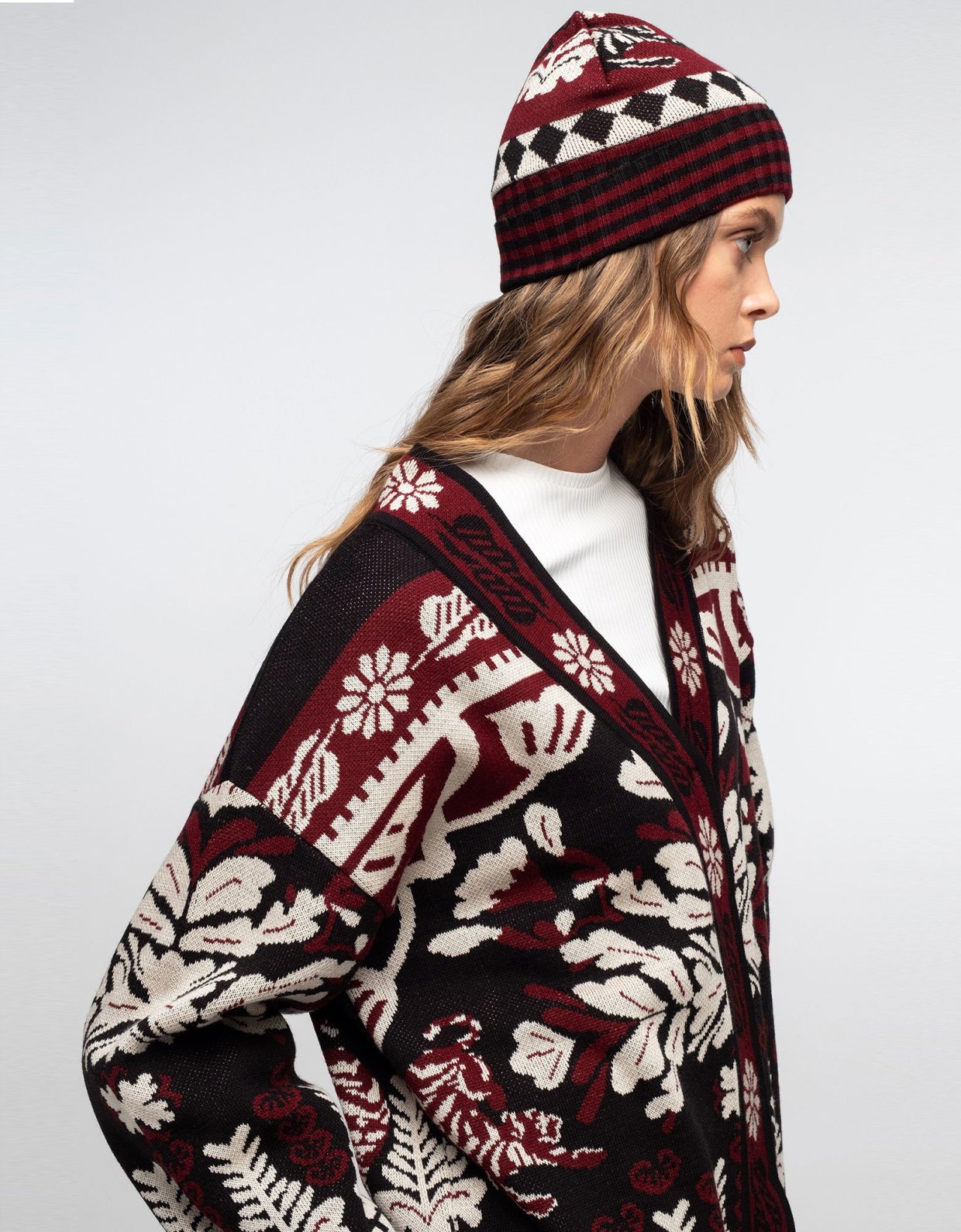 Peace and Chaos Mythical cardigan